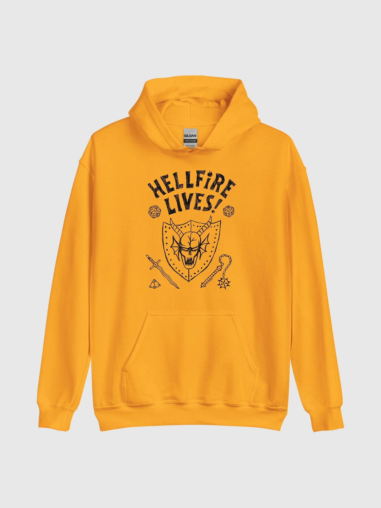 Stranger Things Hellfire Lives Hoodie - Image 2