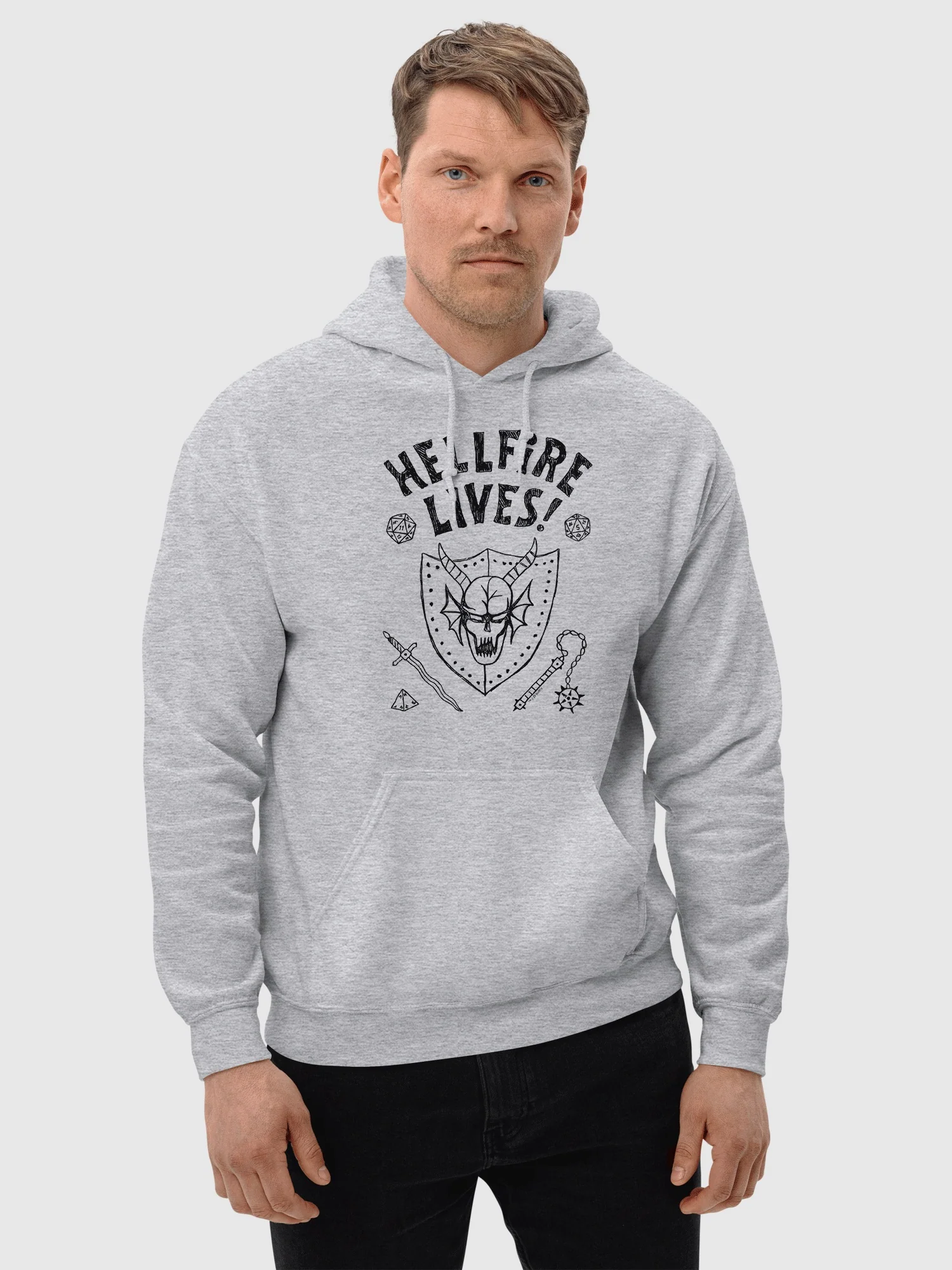 Stranger Things Hellfire Lives Hoodie - Image 5
