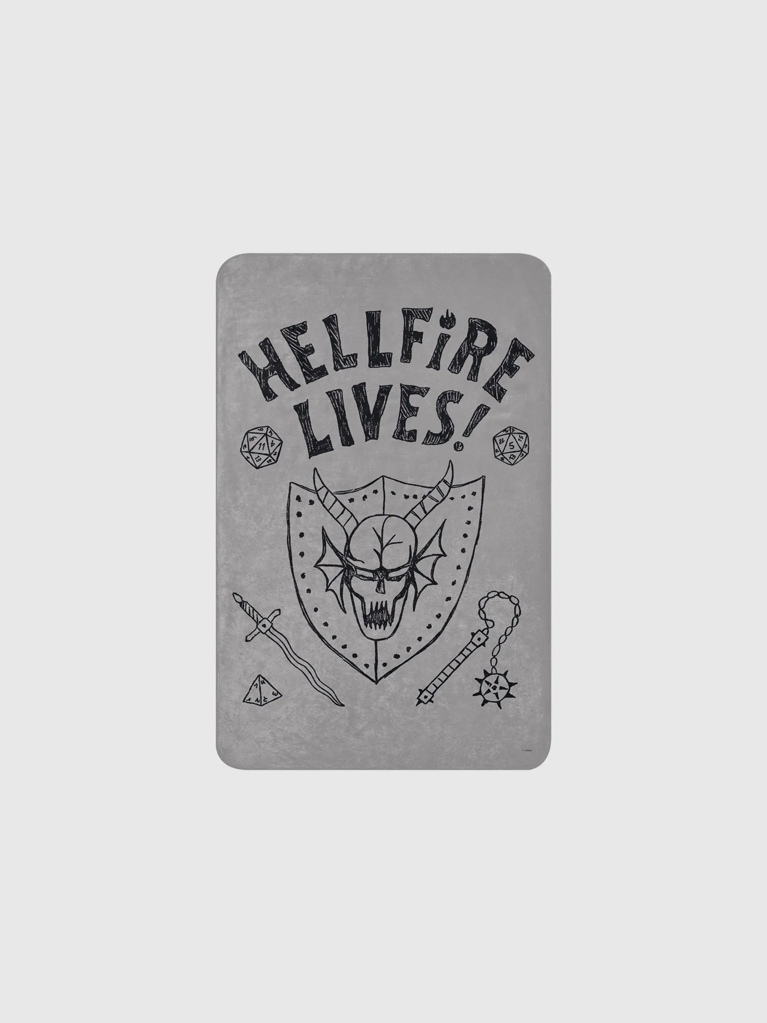 Stranger Things Hellfire Lives Premium Sherpa Blanket - Image 3