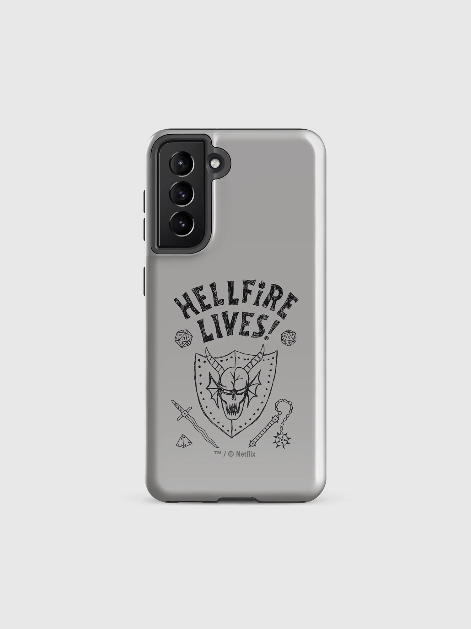 Stranger Things Hellfire Lives Samsung Tough Phone Case - Image 10