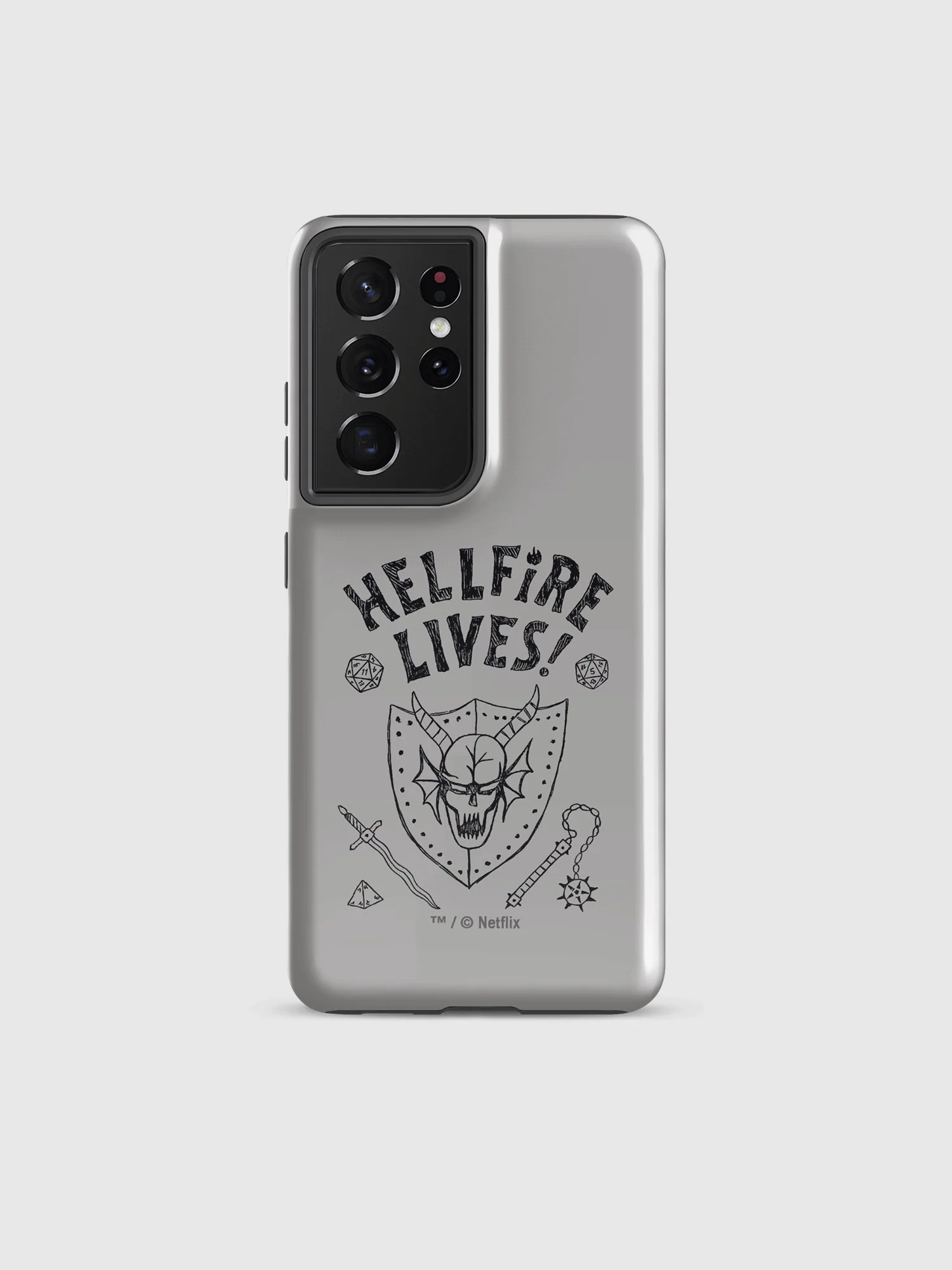 Stranger Things Hellfire Lives Samsung Tough Phone Case - Image 12