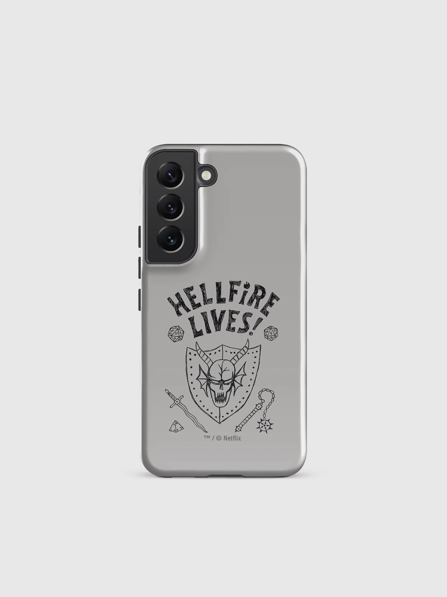 Stranger Things Hellfire Lives Samsung Tough Phone Case - Image 2