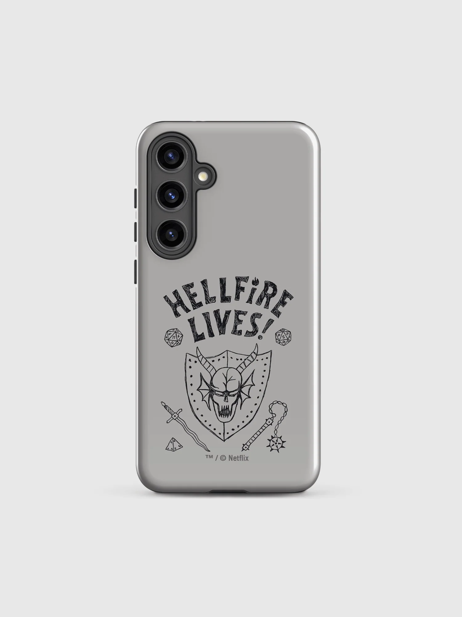 Stranger Things Hellfire Lives Samsung Tough Phone Case - Image 3