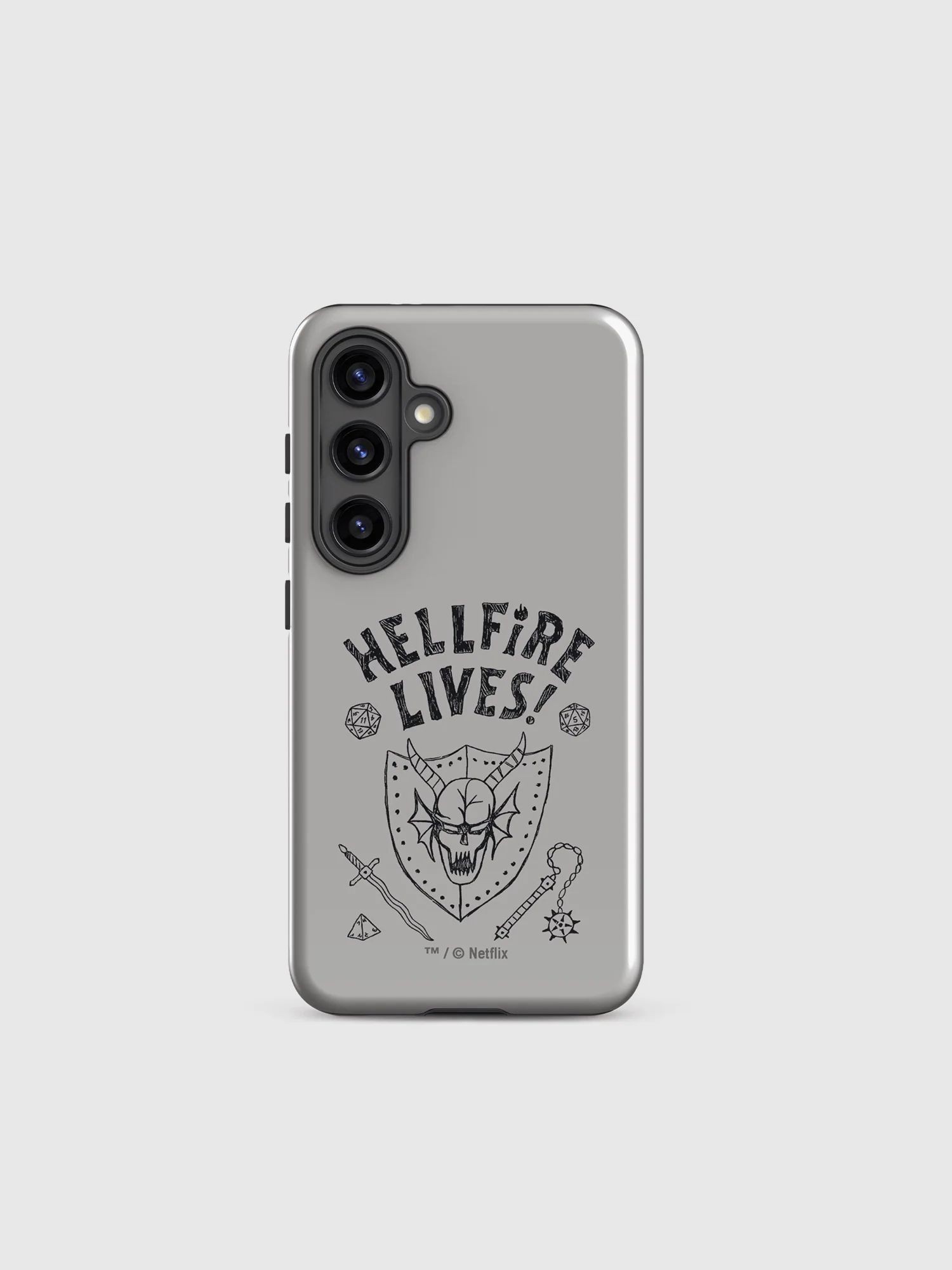 Stranger Things Hellfire Lives Samsung Tough Phone Case - Image 4