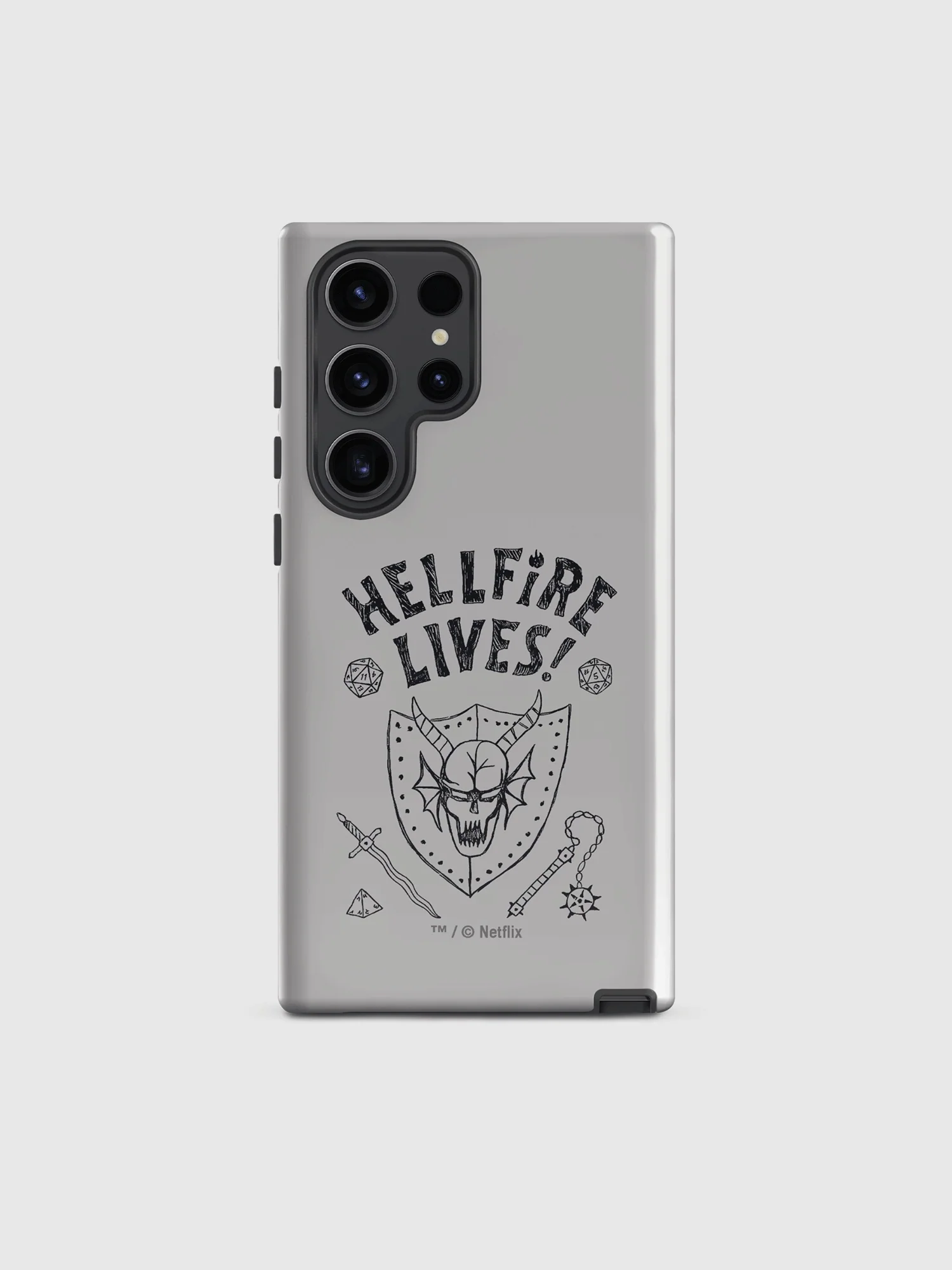 Stranger Things Hellfire Lives Samsung Tough Phone Case - Image 5