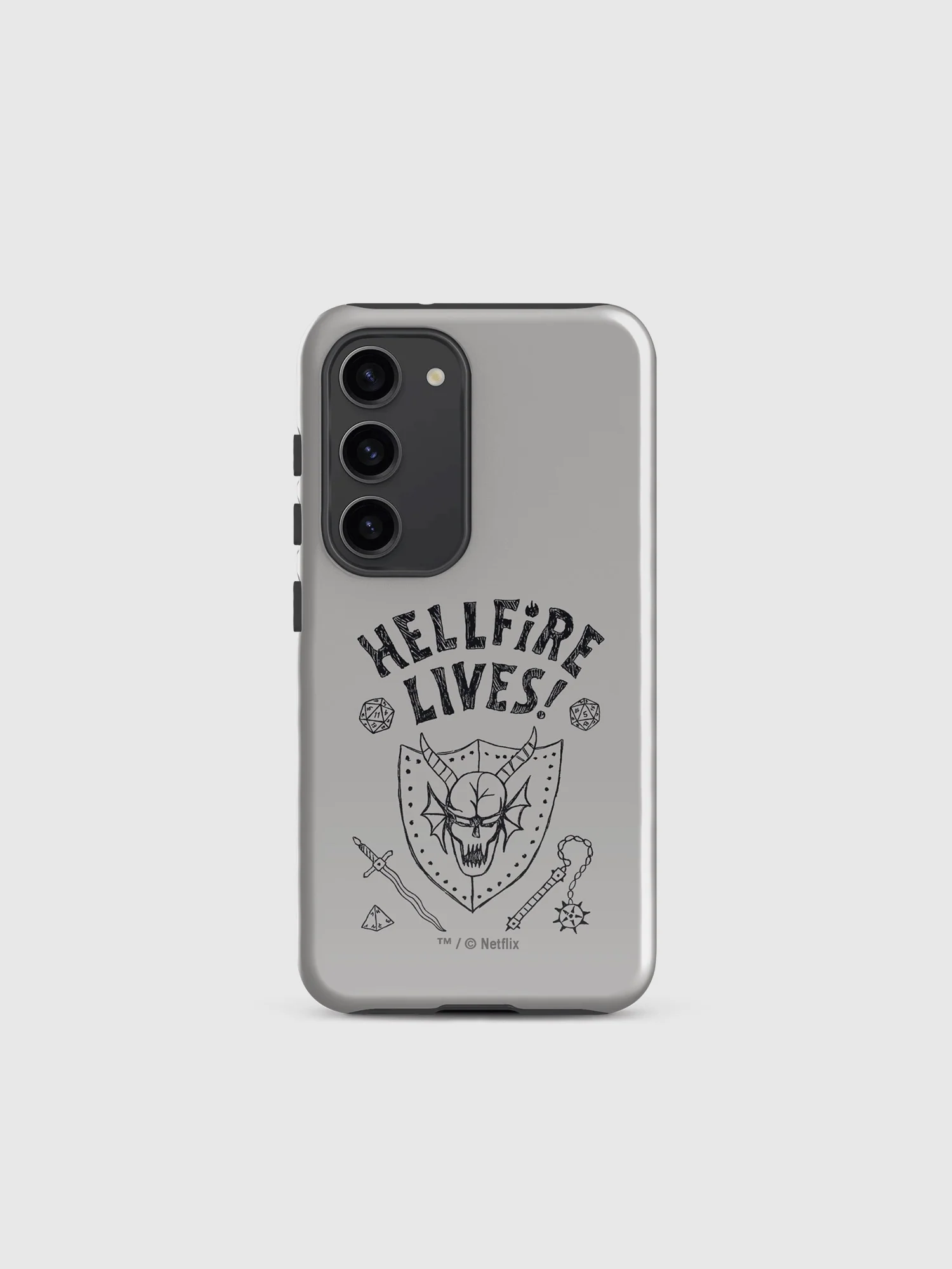 Stranger Things Hellfire Lives Samsung Tough Phone Case - Image 7