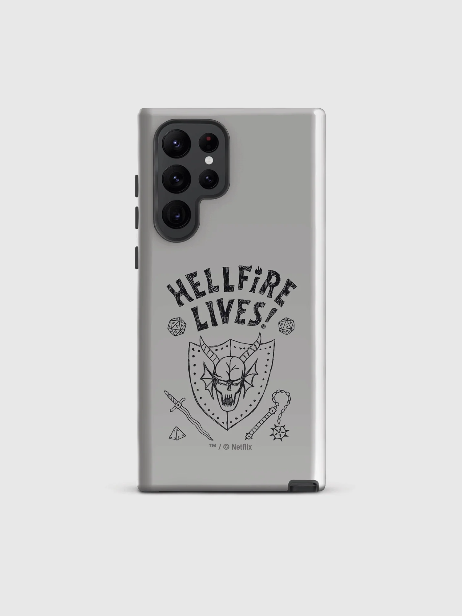 Stranger Things Hellfire Lives Samsung Tough Phone Case - Image 8