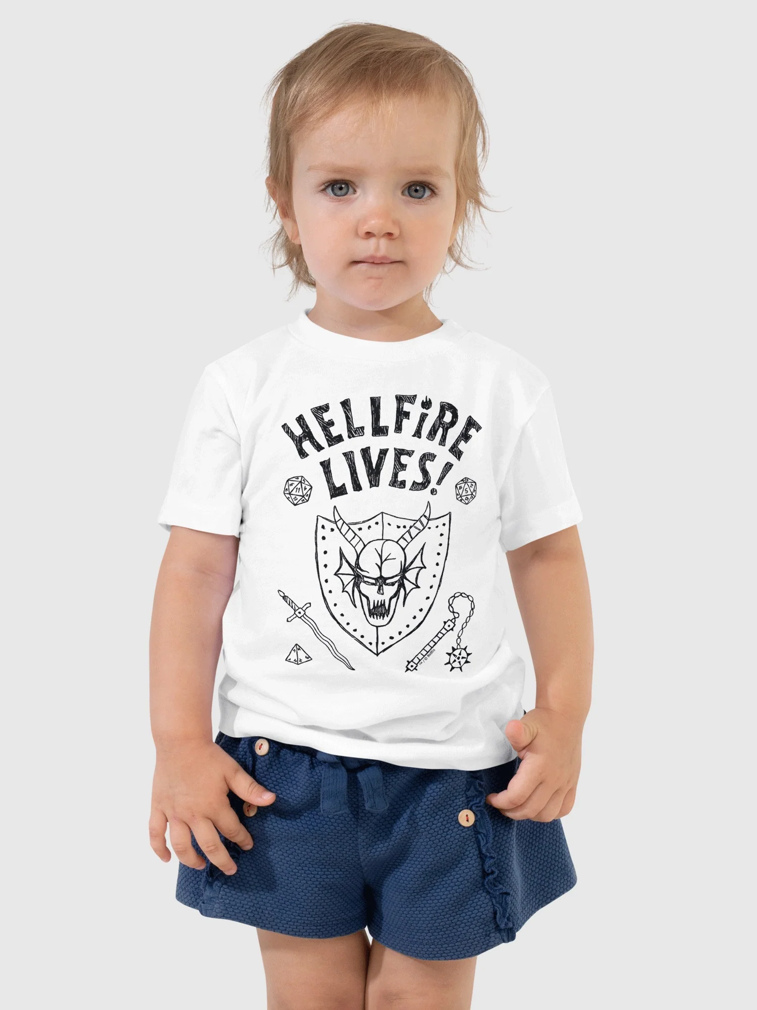 Stranger Things Hellfire Lives Toddler T-Shirt - Image 2