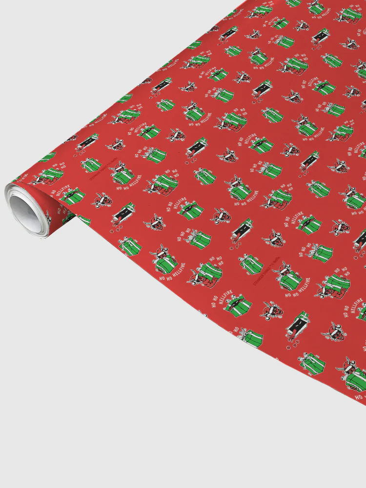 Hellfire Club Ho Ho Hellfire Wrapping Paper - Image 3