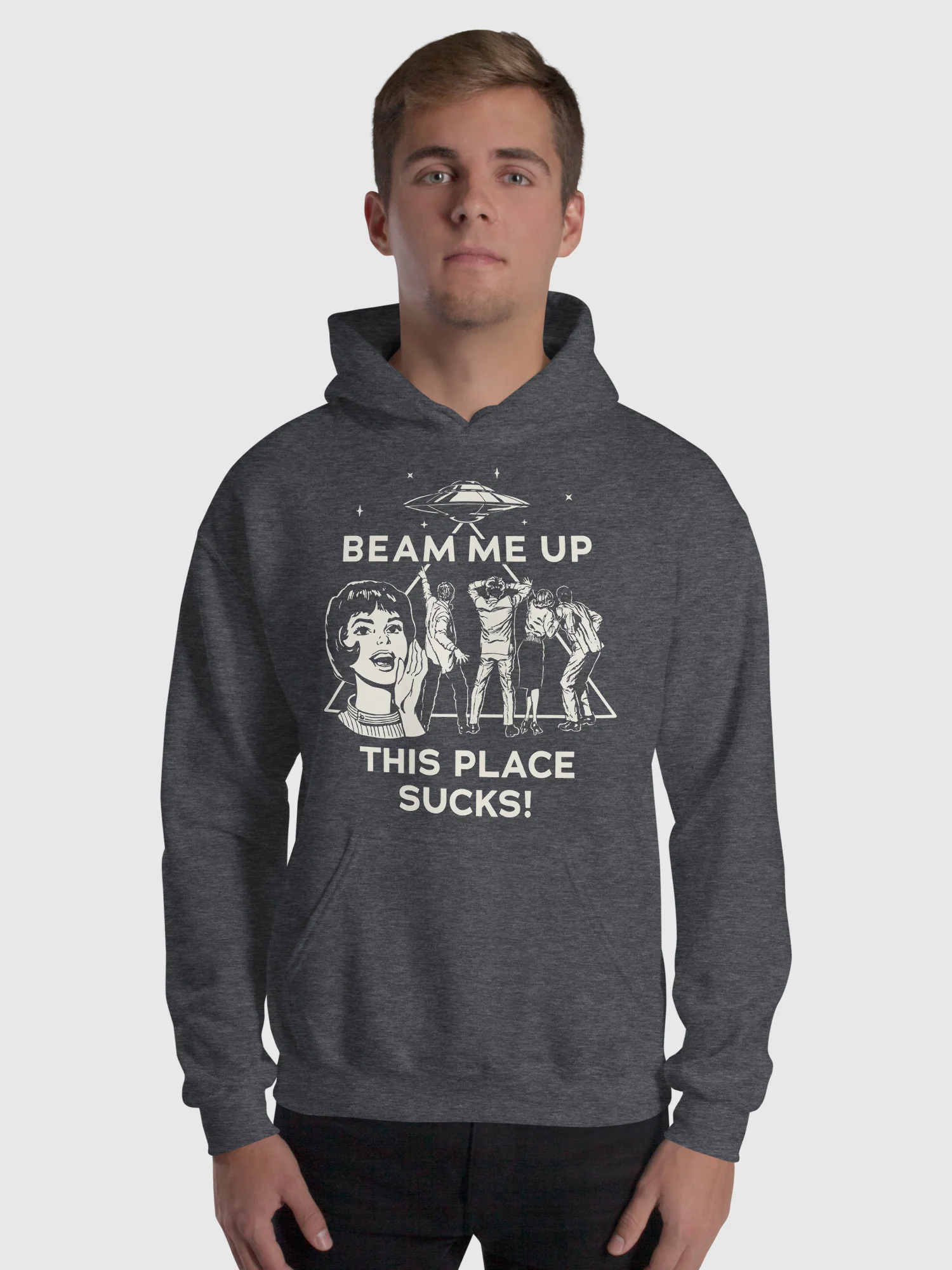 Stranger Things Beam Me Up Hoodie - Image 3