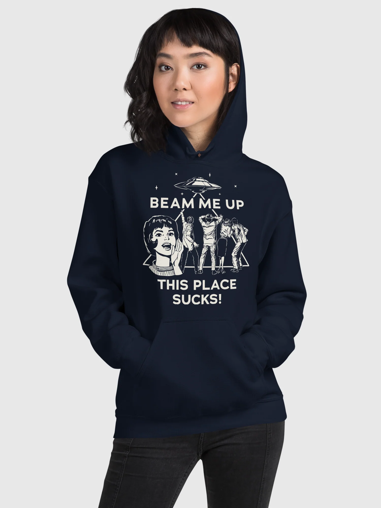 Stranger Things Beam Me Up Hoodie - Image 4