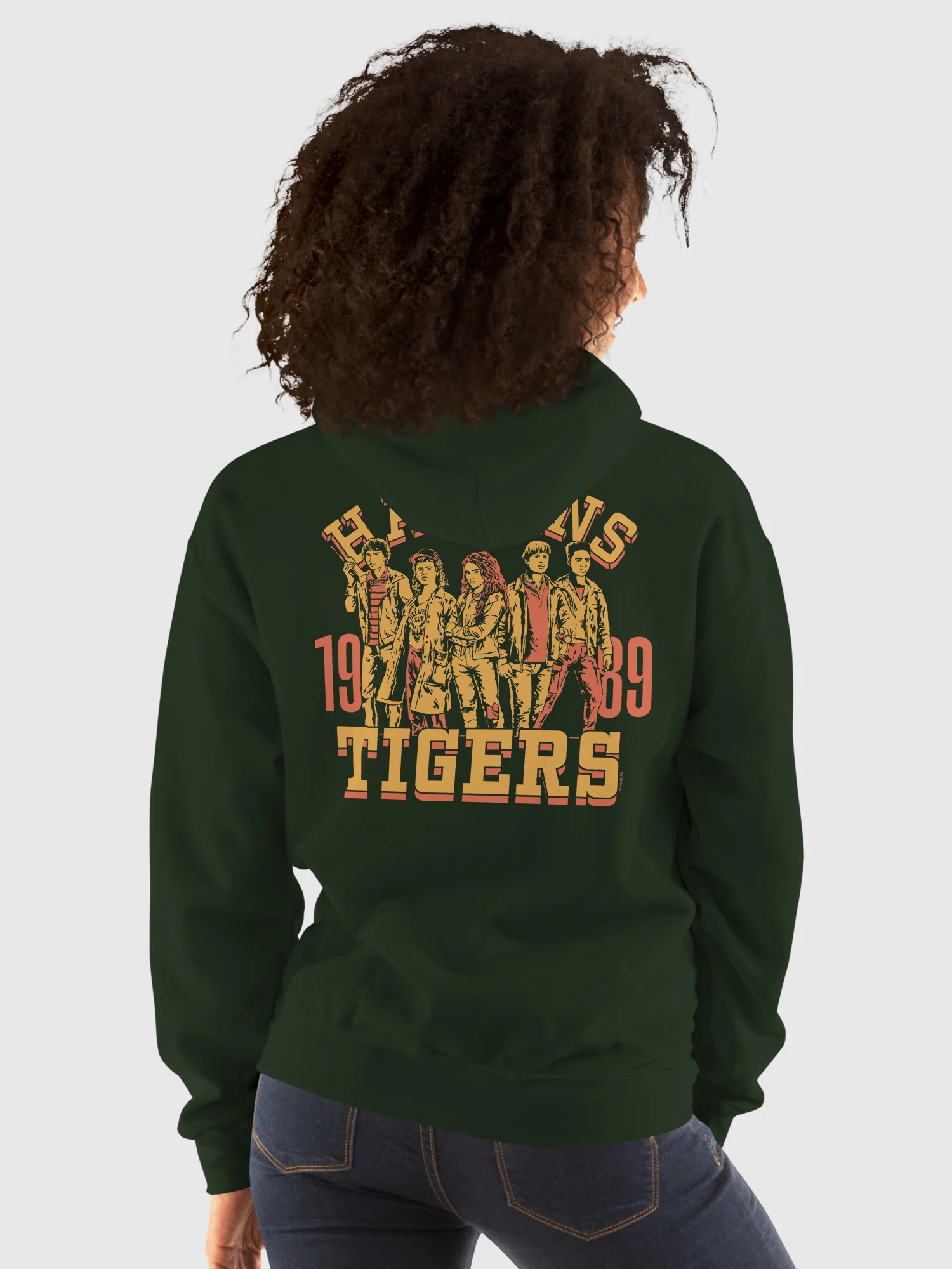 Stranger Things Hoodie Hawkins Tigers '89 - Image 2