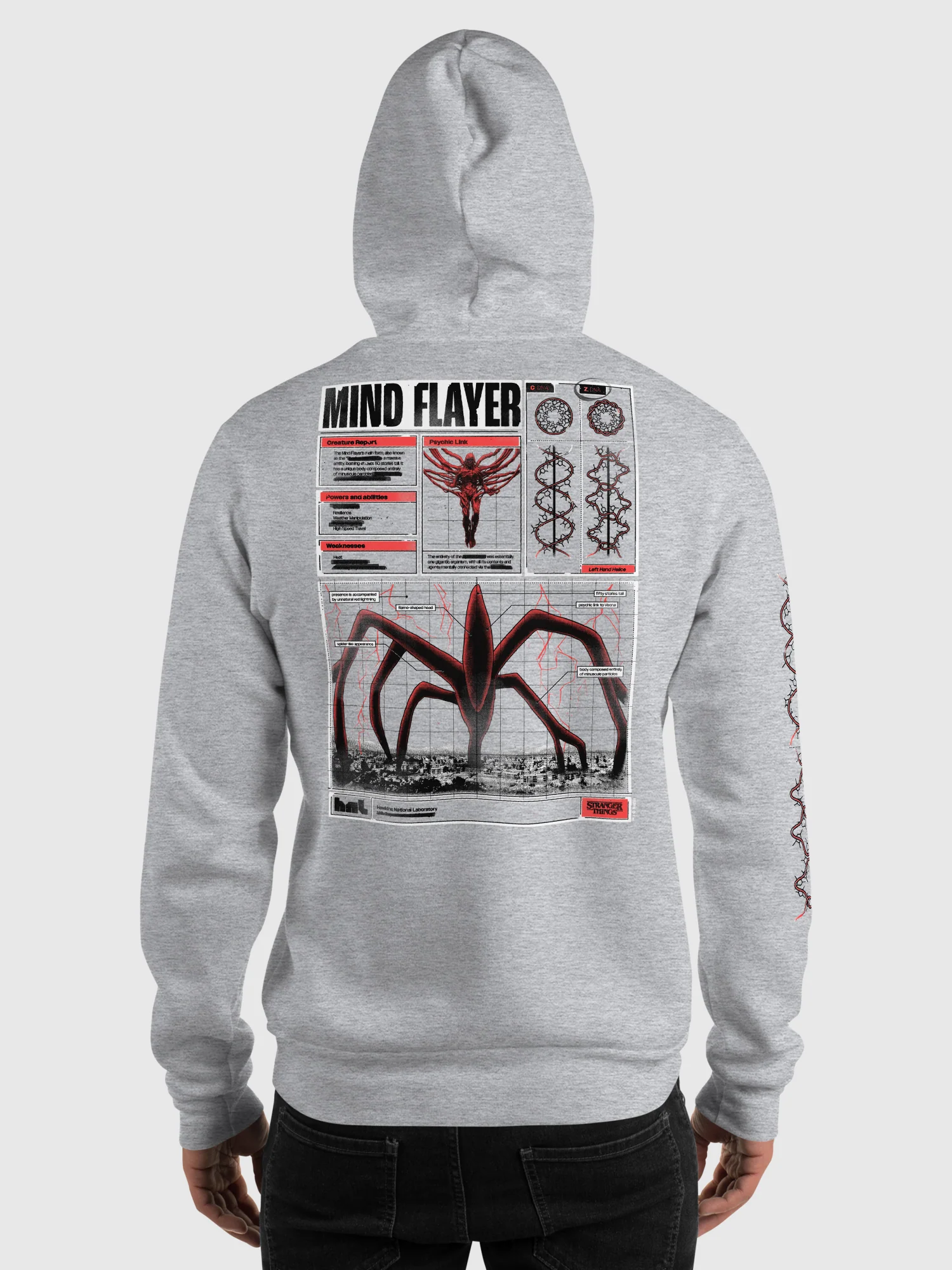Stranger Things Hoodie Mission Upside Down - Image 3
