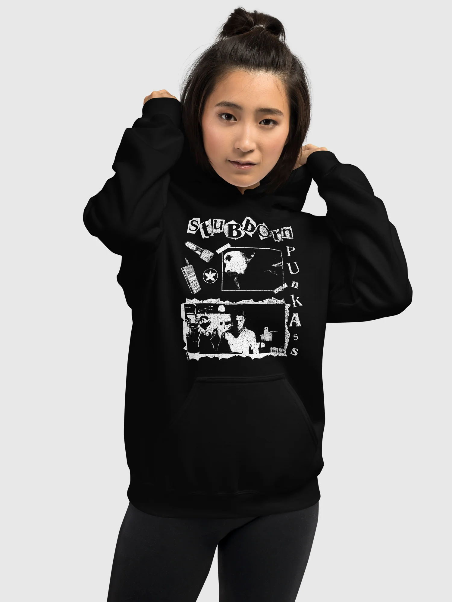 Stranger Things Hoodie Stubborn Punk Ass - Image 3