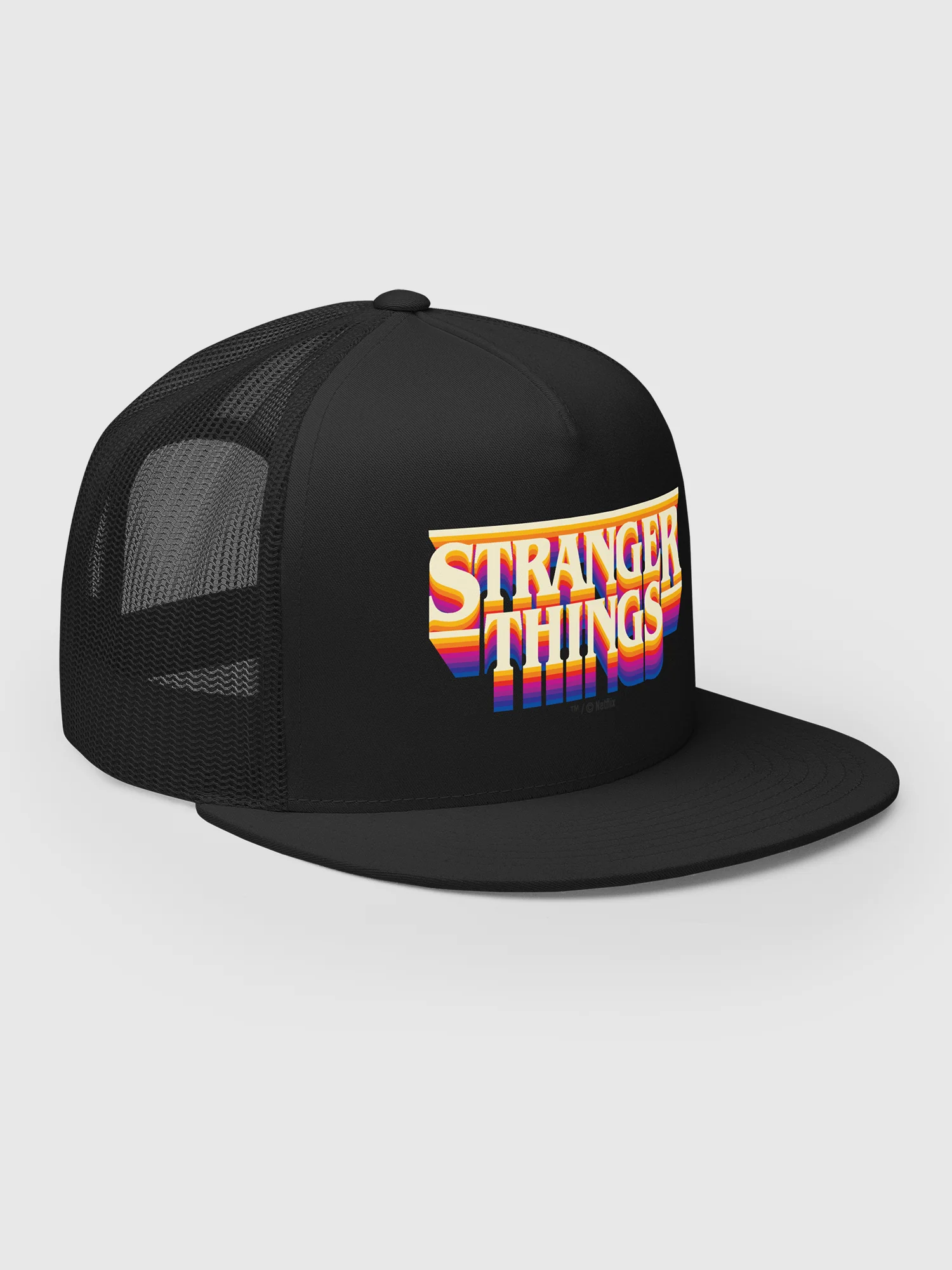 Stranger Things Logo Trucker Hat - Image 4
