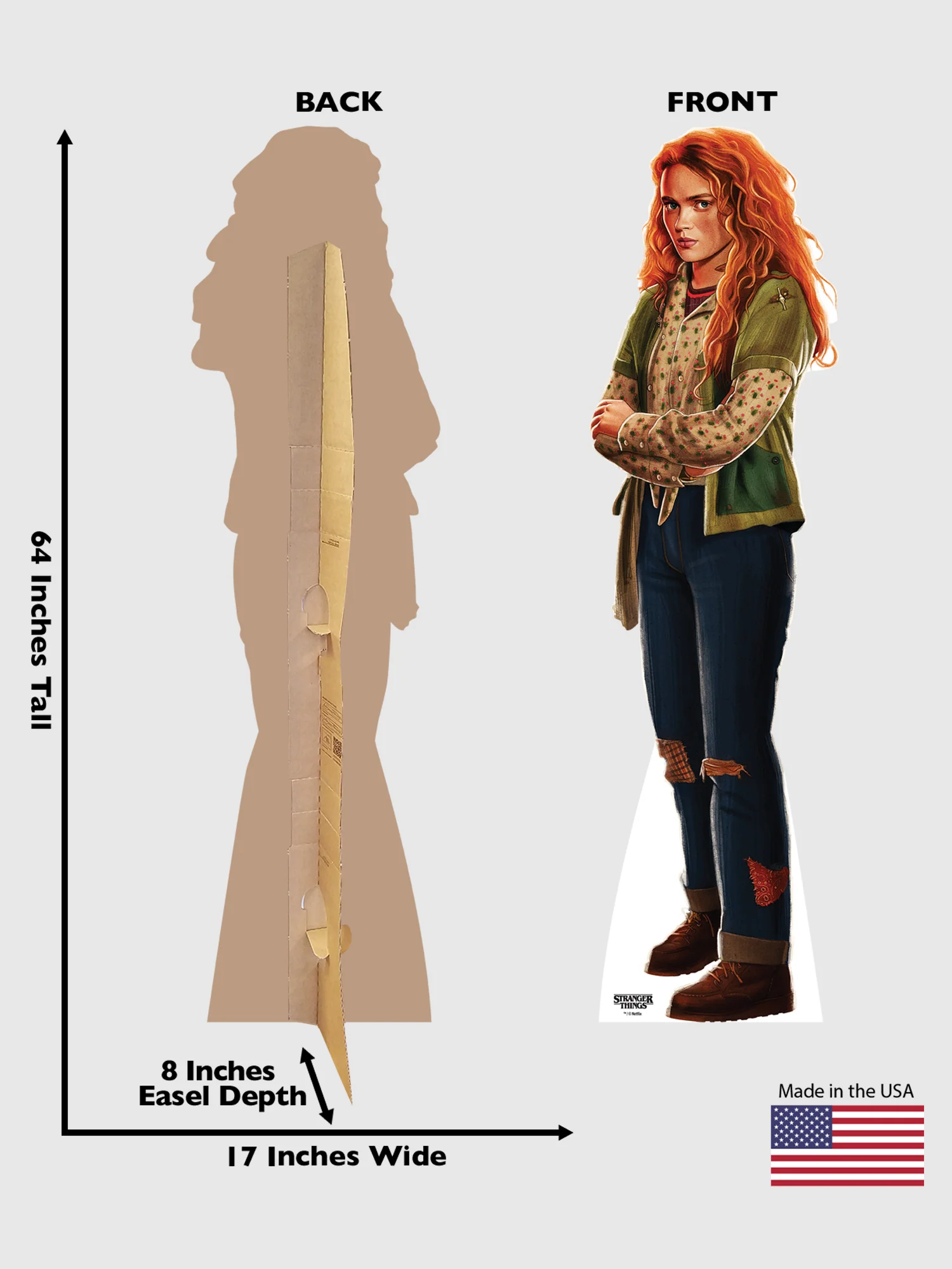 Stranger Things Max Cardboard Cutout Standee - Image 4
