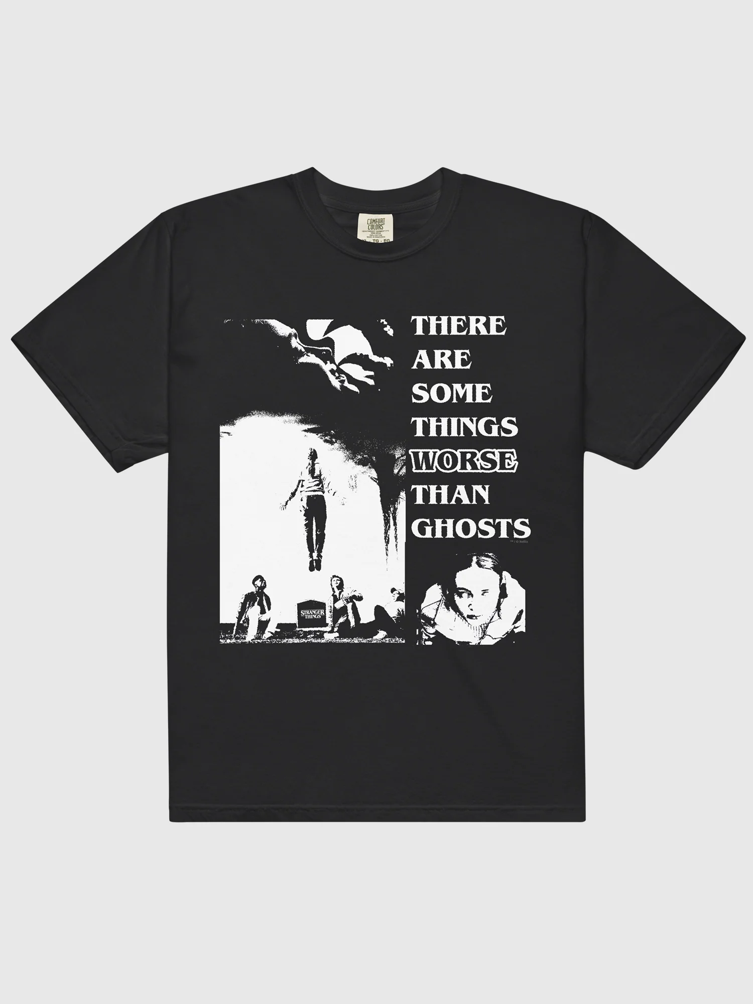 Stranger Things Max Ghosts Comfort Colors T-Shirt - Image 2