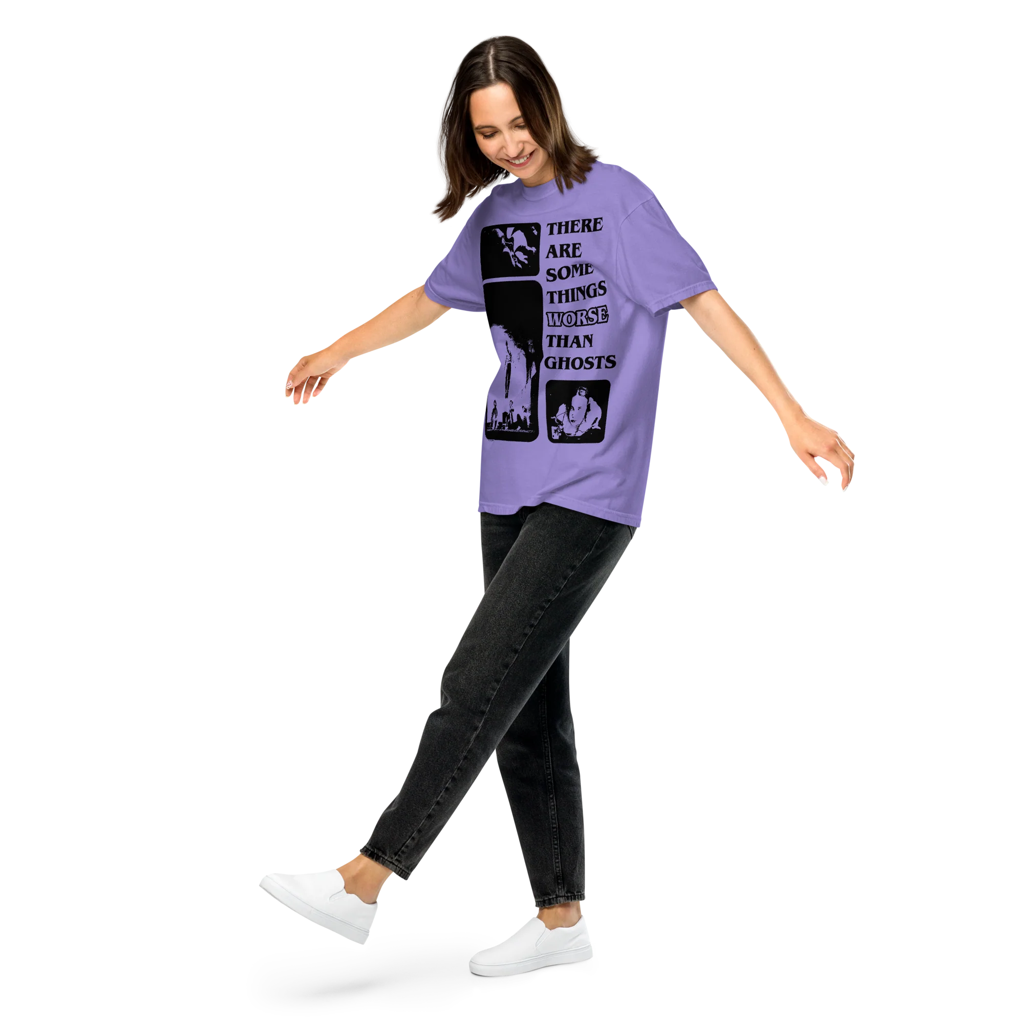Stranger Things Max Ghosts Comfort Colors T-Shirt - Image 3