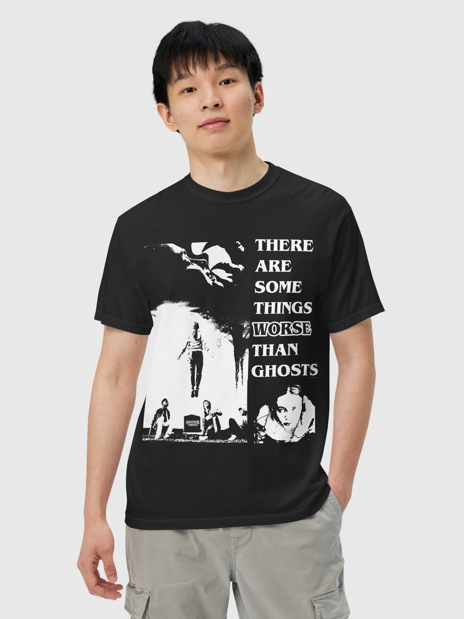 Stranger Things Max Ghosts Comfort Colors T-Shirt - Image 4
