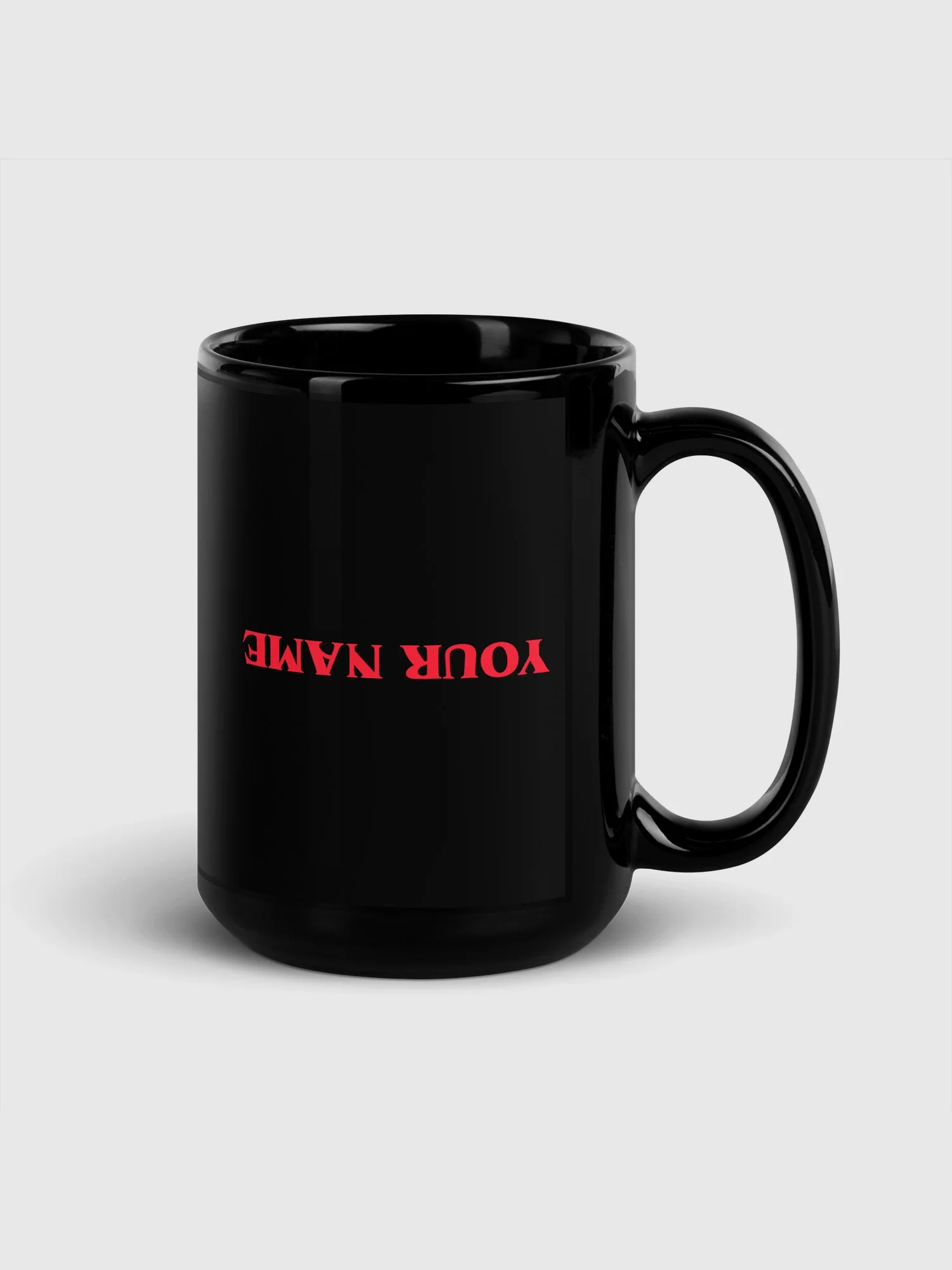 Stranger Things Personalized Black Mug Upside Down - Image 4