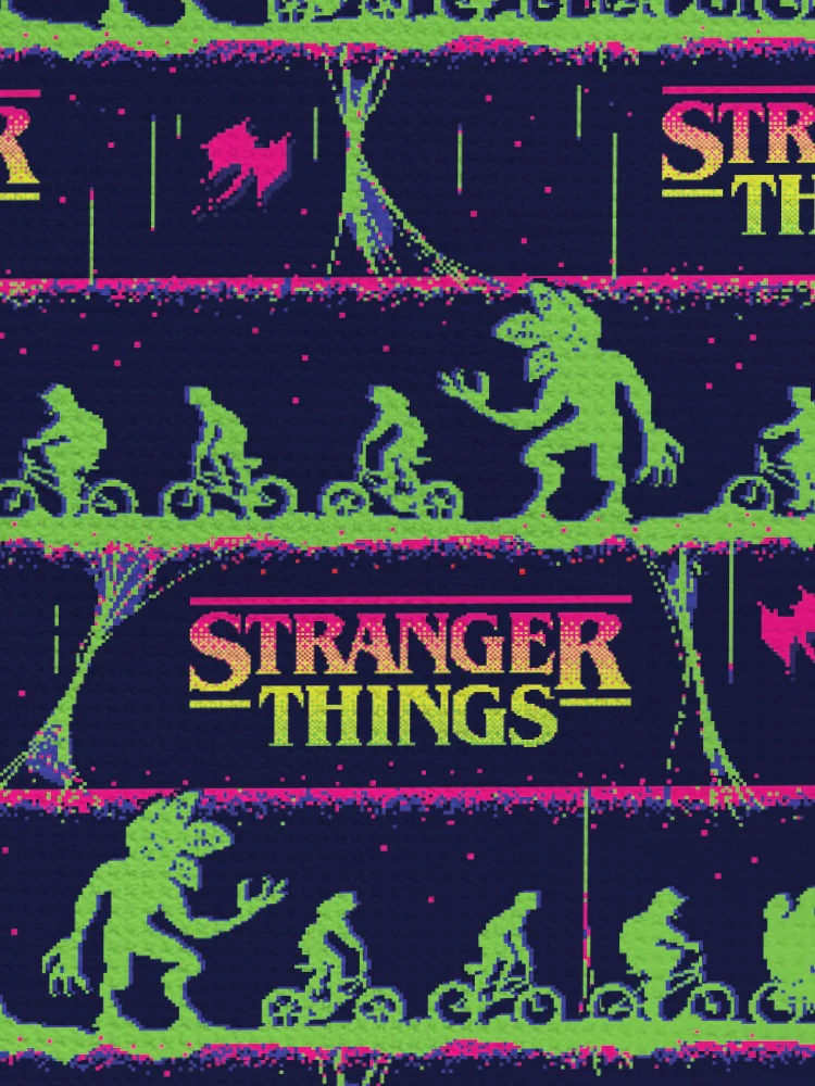 Stranger Things Pixel Pattern Kitchen Towel - Image 3