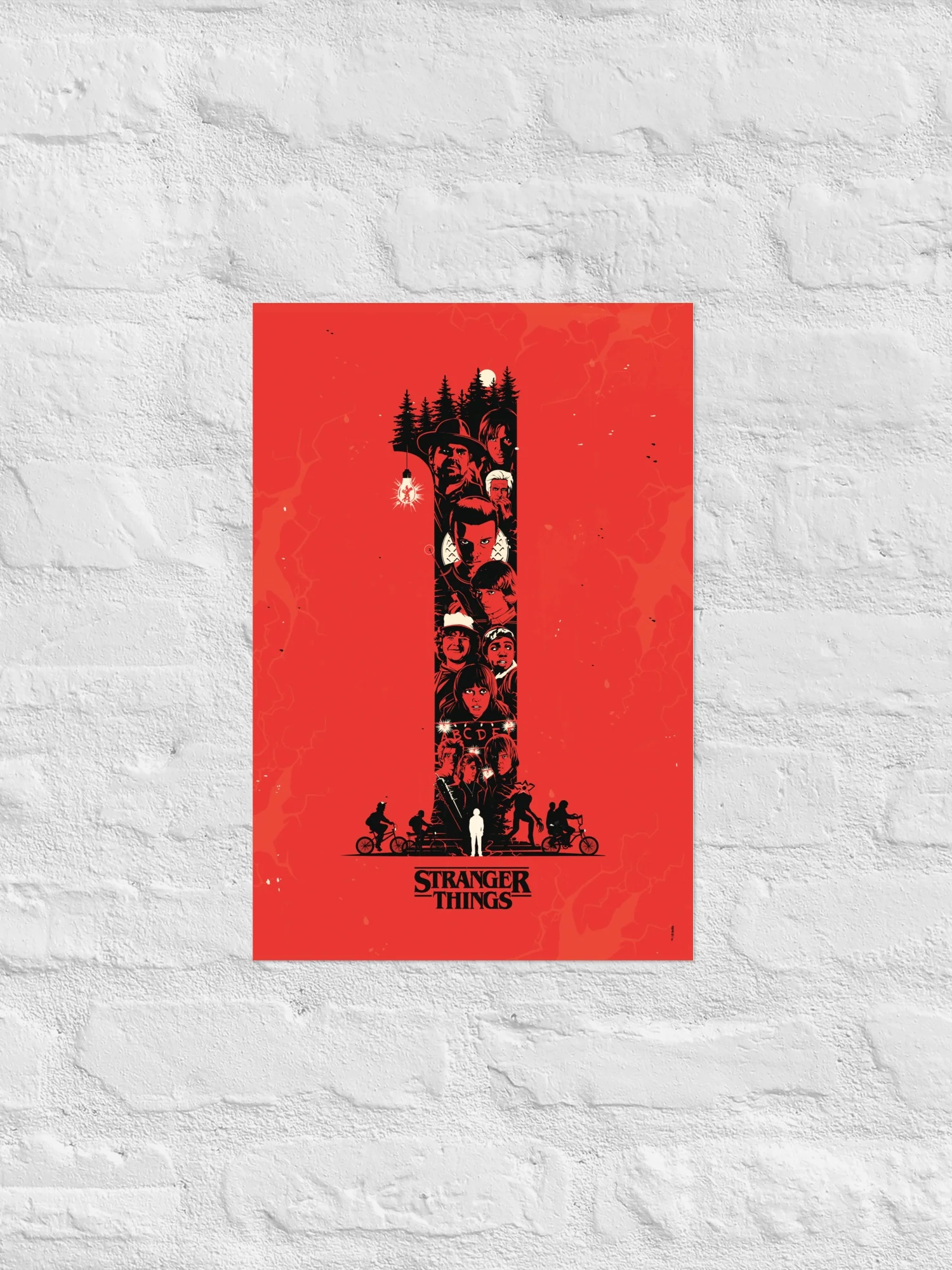 Stranger Things Poster Season 1 Collage - Image 2