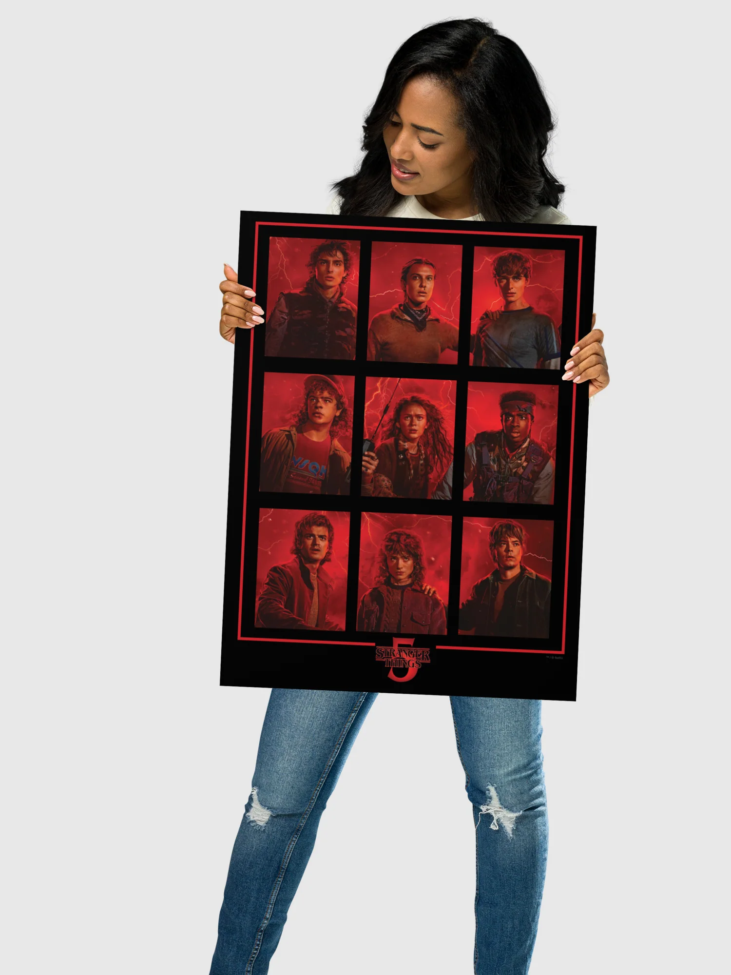Stranger Things Poster Season 5 Characters Grid - Image 2