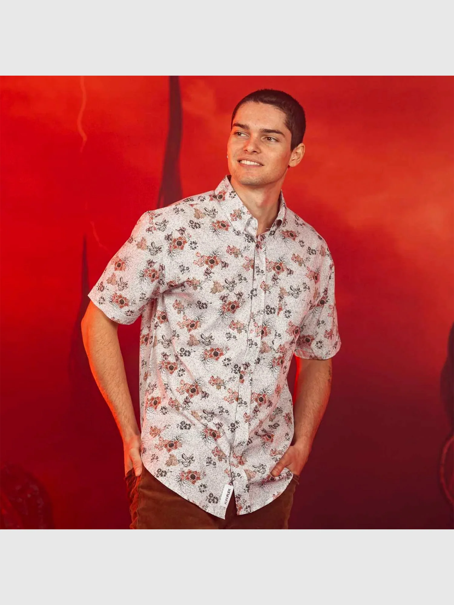 Stranger Things x RSVLTS "R... U... N..." KUNUFLEX Short Sleeve Shirt - Image 2