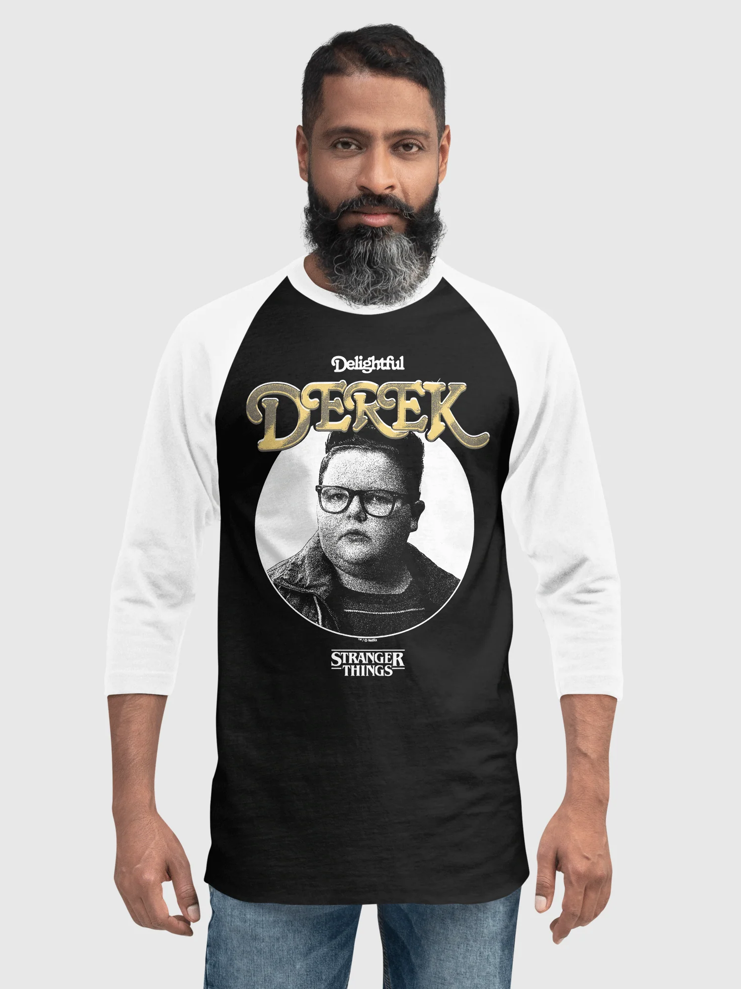 Stranger Things Raglan Shirt Derek - Image 2