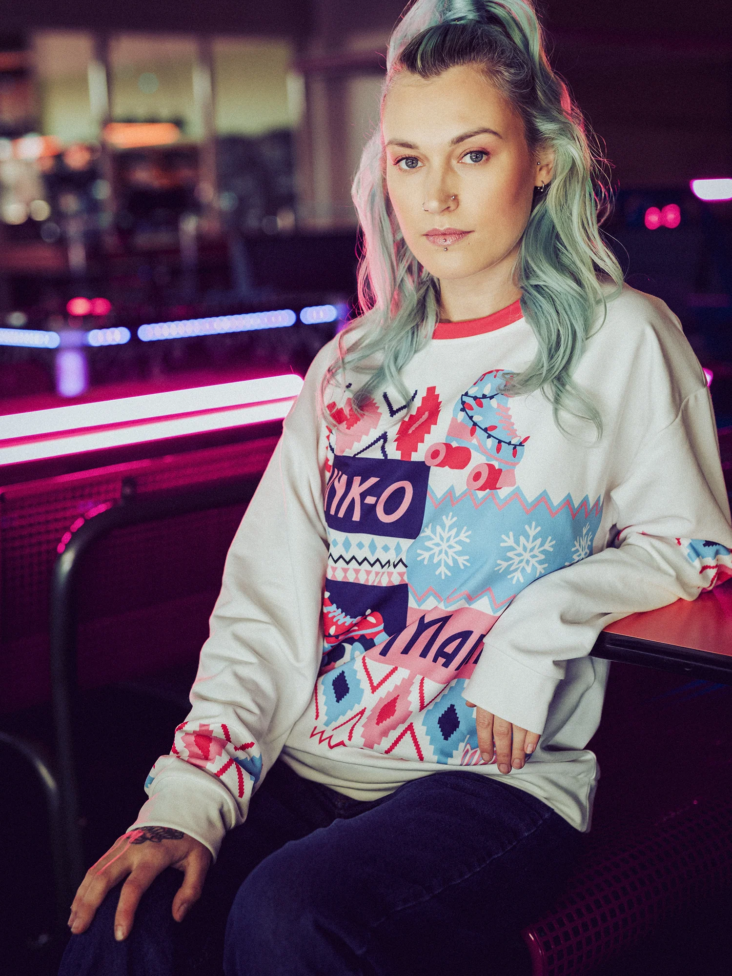 Stranger Things Rink-o Unisex Sweatshirt - Image 2