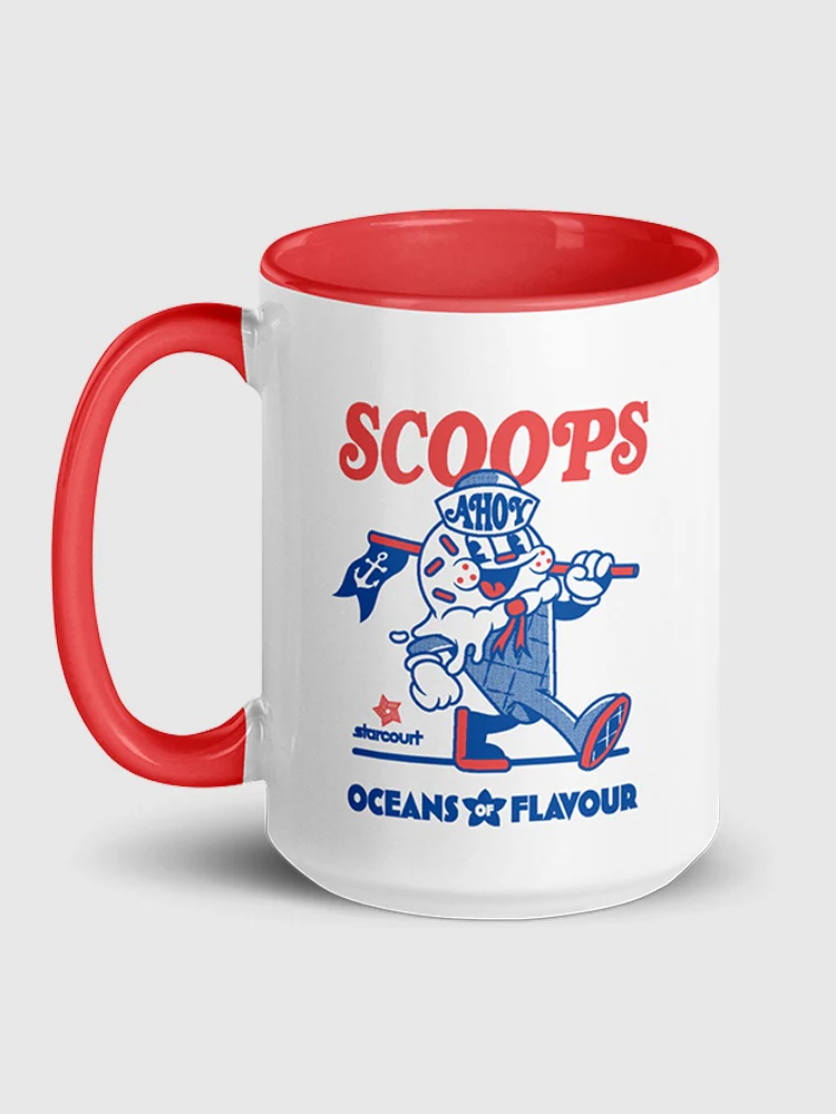 Stranger Things Scoops Ahoy Two-Tone Mug - Image 3