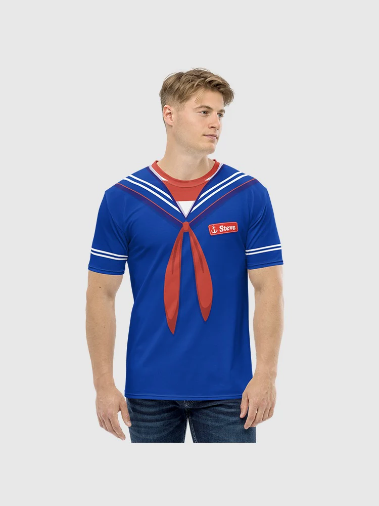 Stranger Things Scoops Ahoy Uniform T-Shirt - Image 3