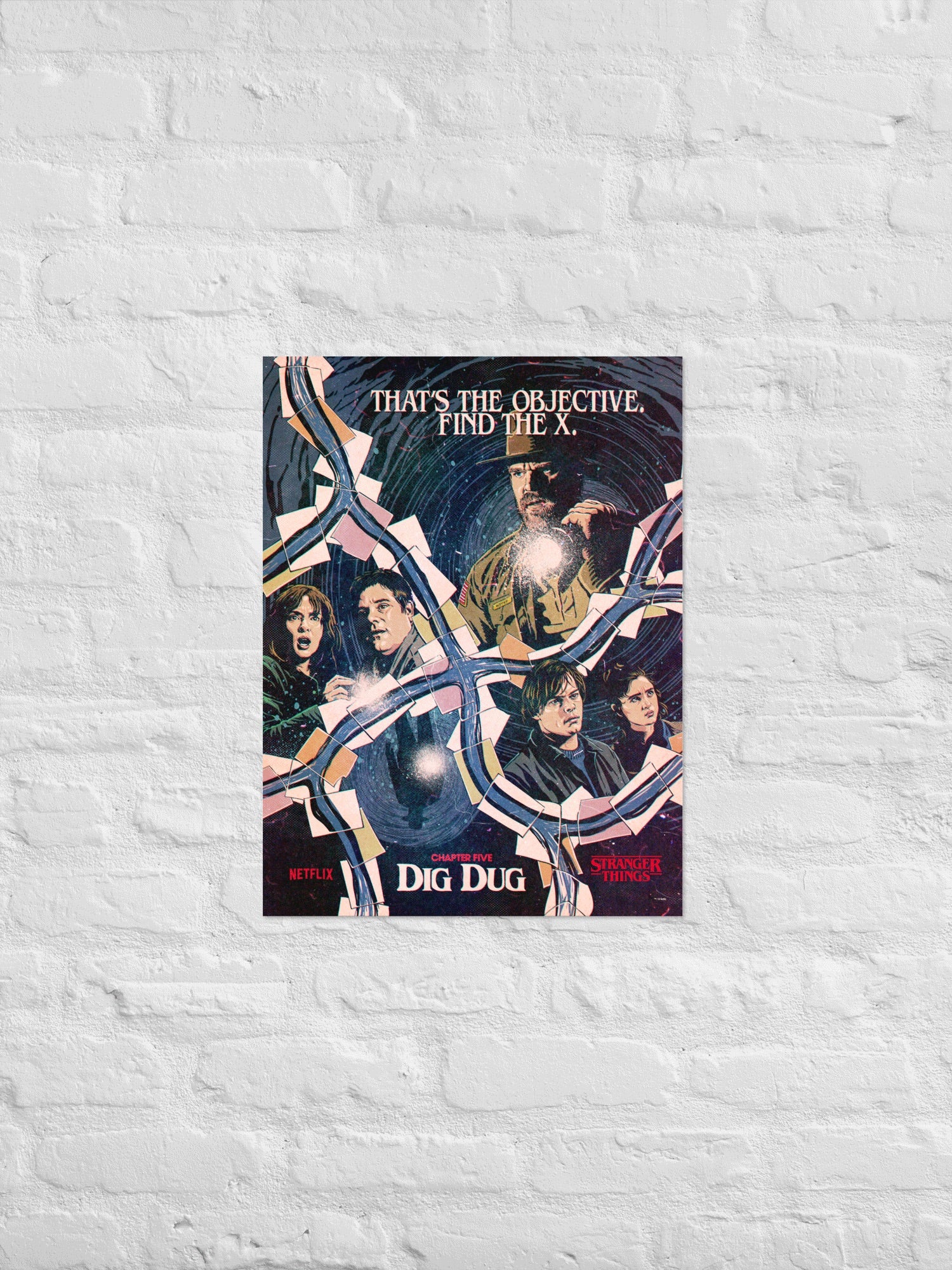 Stranger Things Season 2 x Butcher Billy Dig Dug Poster - Image 2