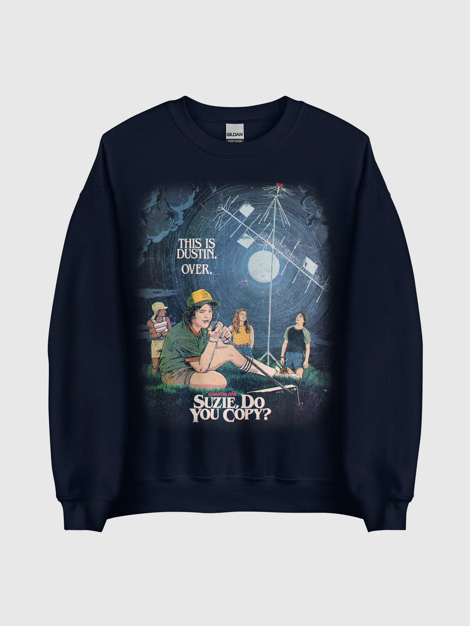 Stranger Things Season 3 x Butcher Billy Suzie, Do You Copy Sweatshirt - Image 2