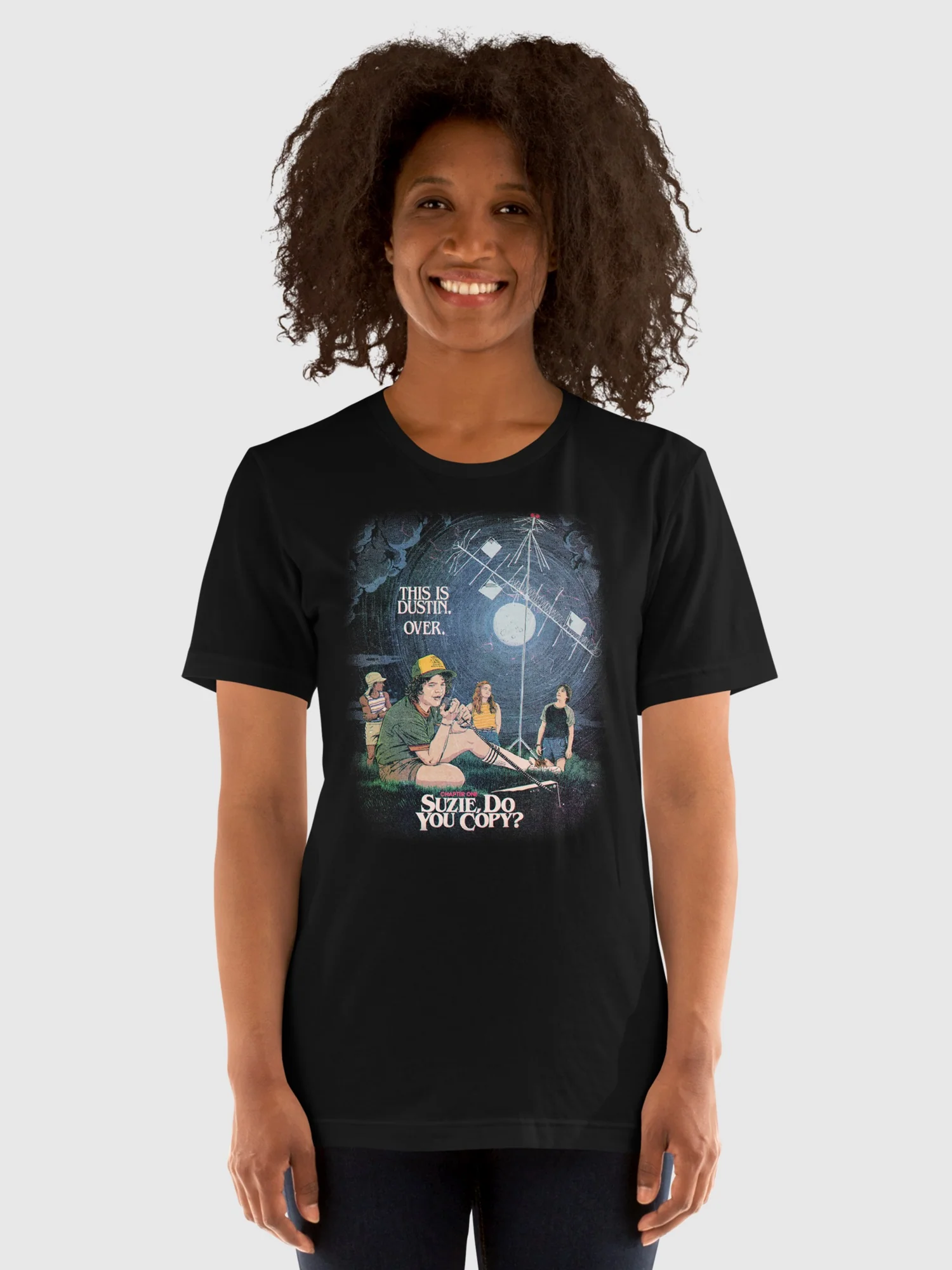 Stranger Things Season 3 x Butcher Billy Suzie, Do You Copy T-Shirt - Image 2