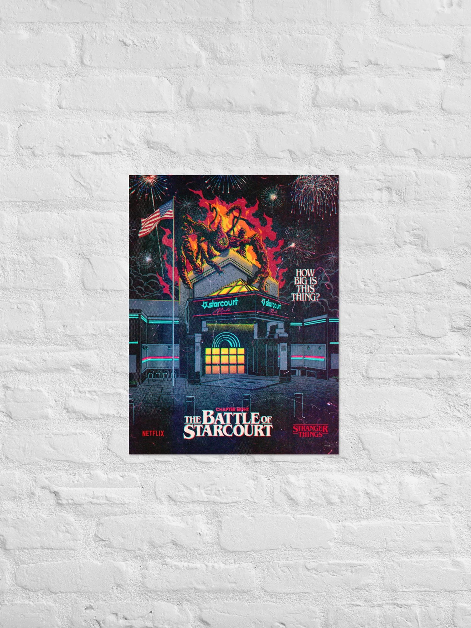 Stranger Things Season 3 x Butcher Billy The Battle Of Starcourt Poster - Image 2