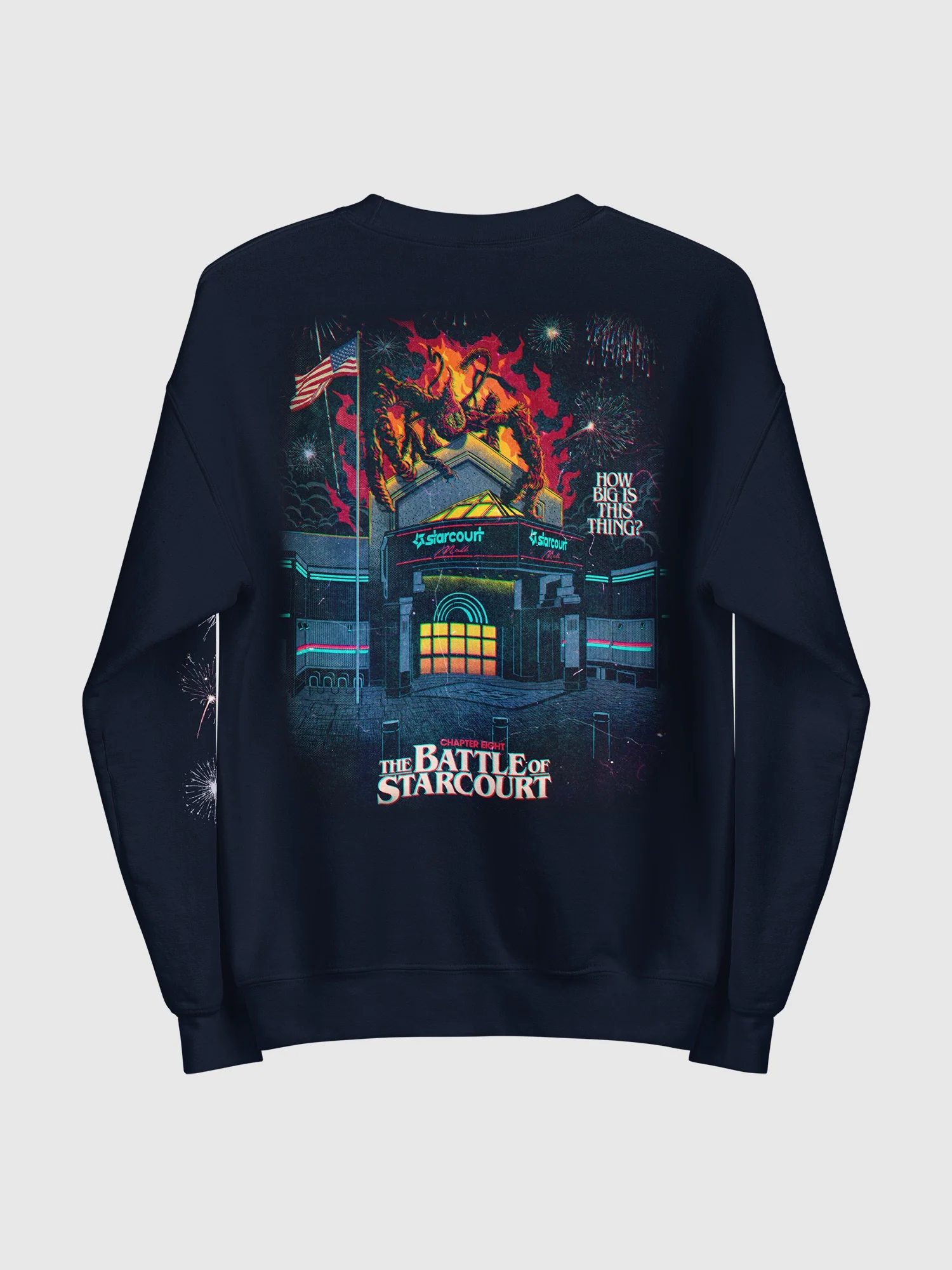 Stranger Things Season 3 x Butcher Billy The Battle Of Starcourt Sweatshirt - Image 6