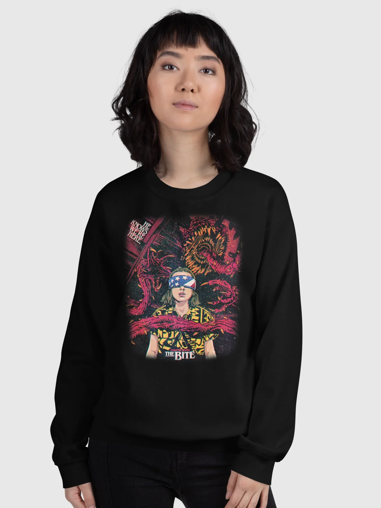 Stranger Things Season 3 x Butcher Billy The Bite Sweatshirt - Image 2
