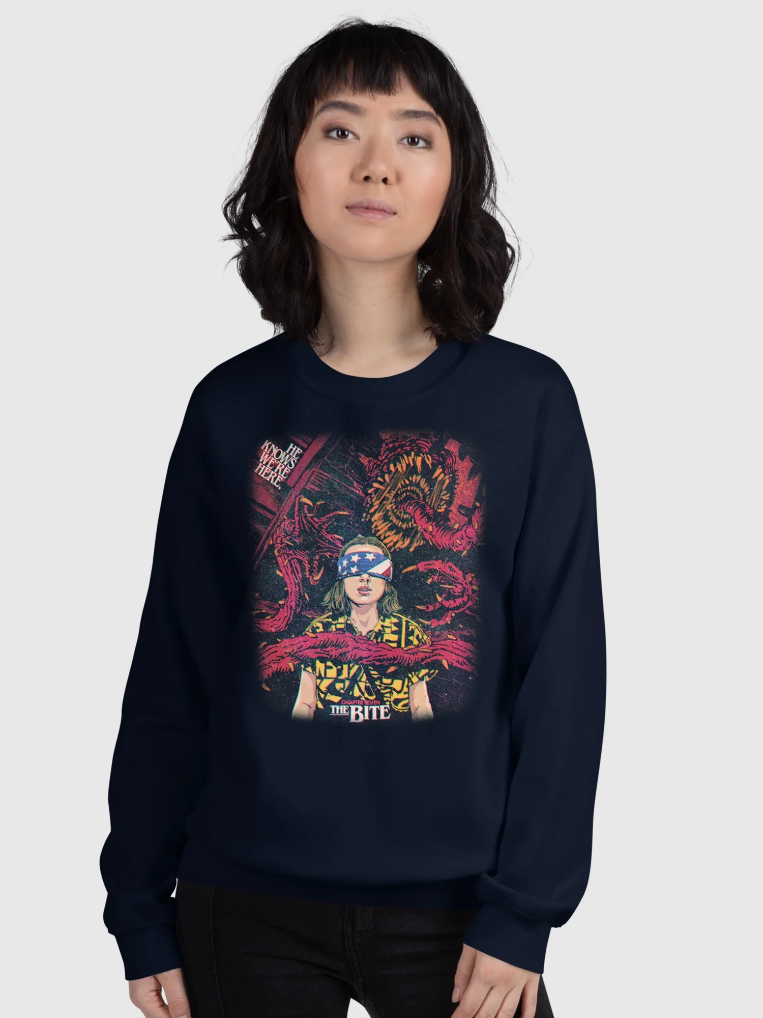 Stranger Things Season 3 x Butcher Billy The Bite Sweatshirt - Image 4