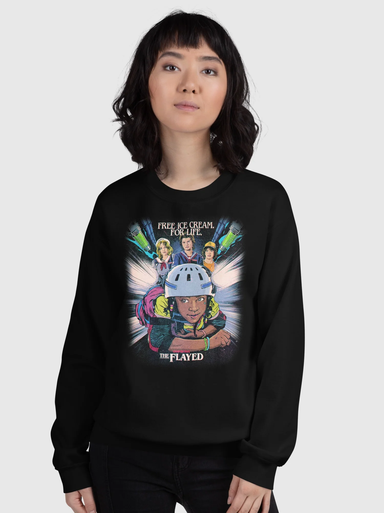 Stranger Things Season 3 x Butcher Billy The Flayed Sweatshirt - Image 2