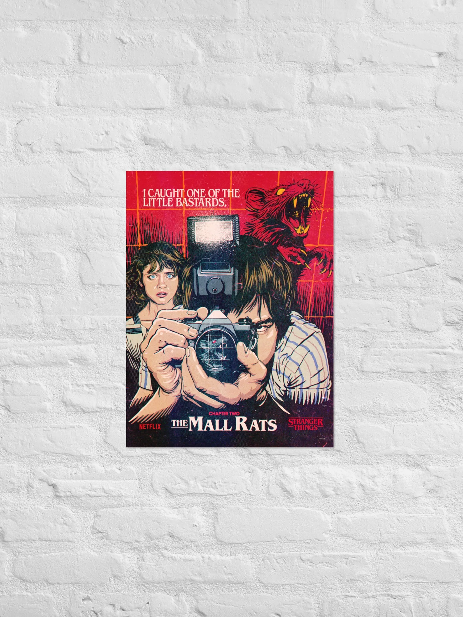 Stranger Things Season 3 x Butcher Billy The Mall Rats Premium Poster - Image 2