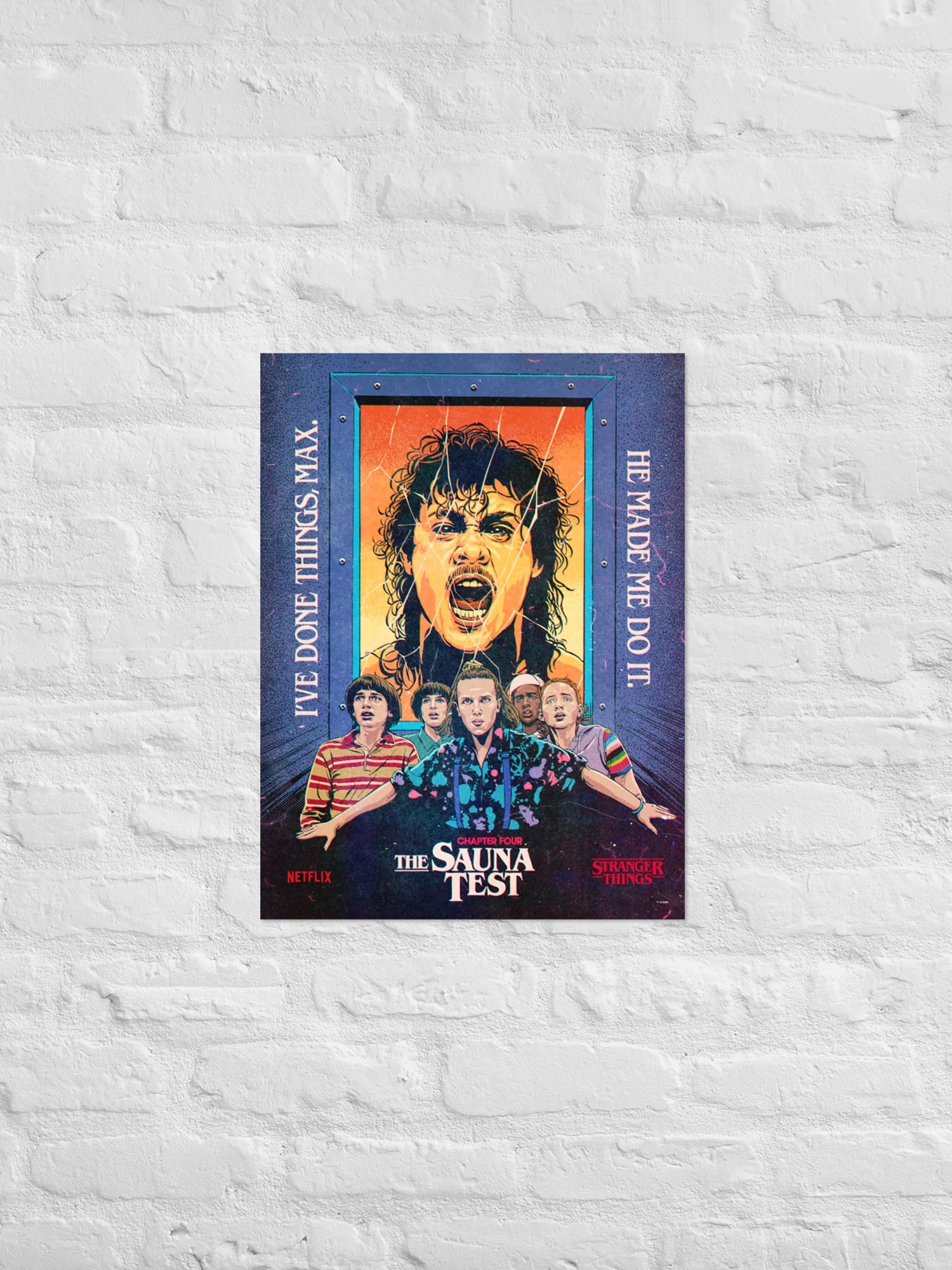 Stranger Things Season 3 x Butcher Billy The Sauna Test Poster - Image 2