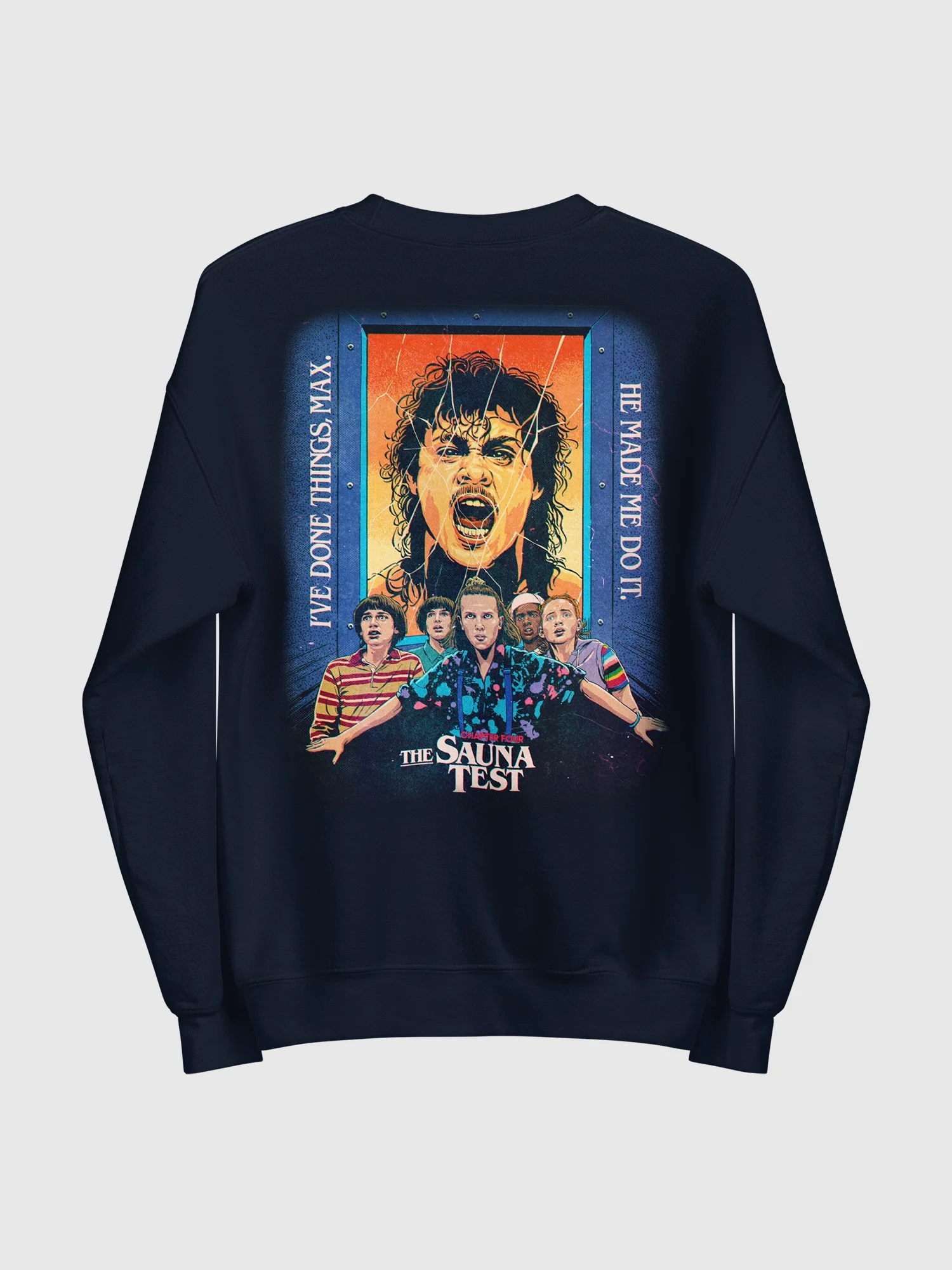 Stranger Things Season 3 x Butcher Billy The Sauna Test Sweatshirt - Image 2