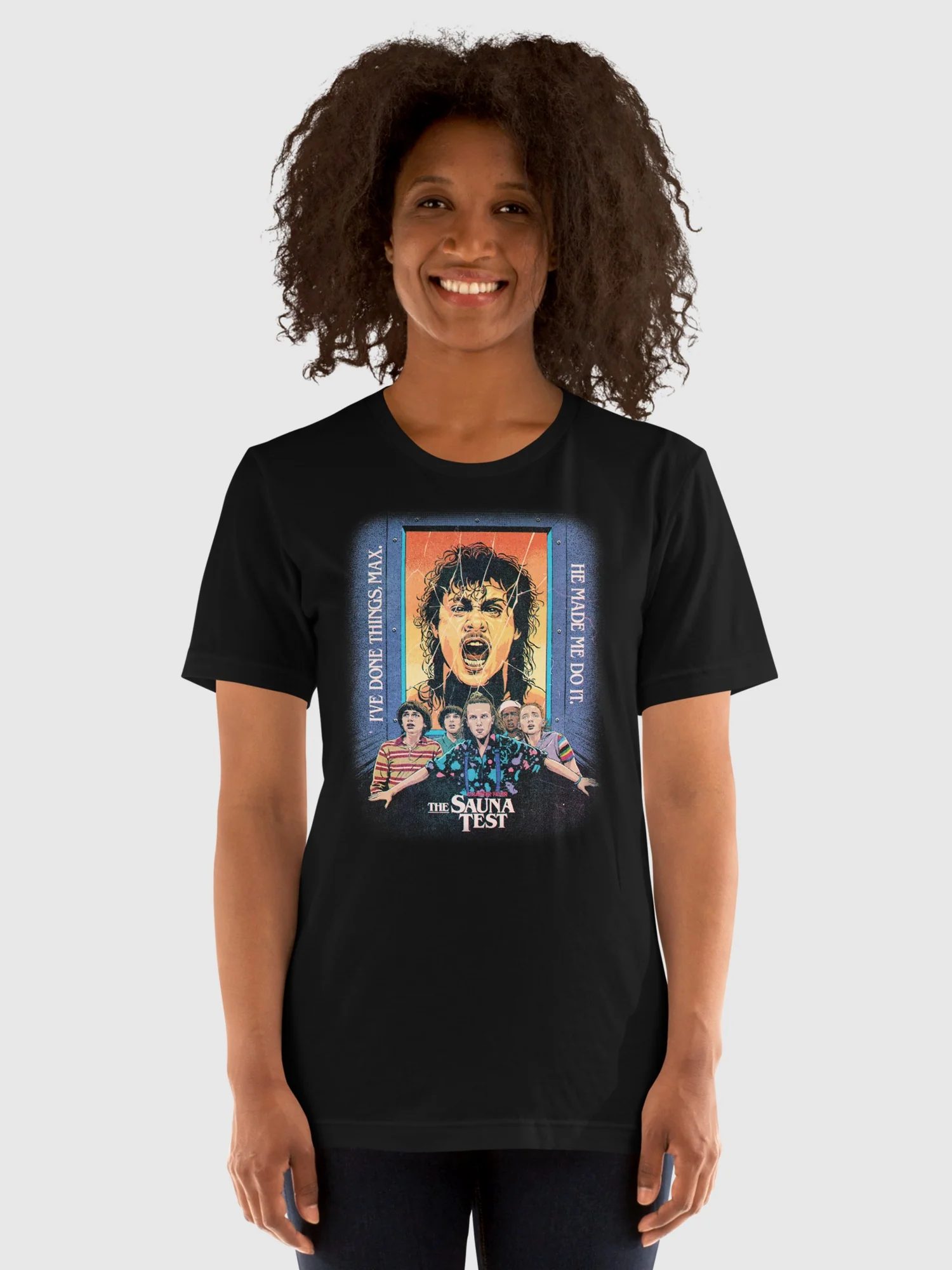 Stranger Things Season 3 x Butcher Billy The Sauna Test T-Shirt - Image 2