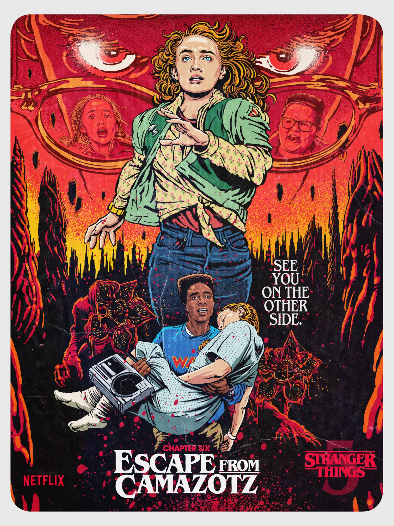 Stranger Things Season 5 x Butcher Billy Escape From Camazotz Blanket - Image 8