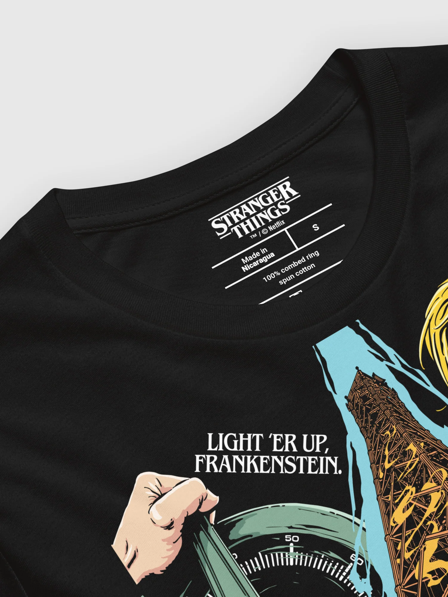 Stranger Things Season 5 x Butcher Billy Shock Jock T-Shirt - Image 3