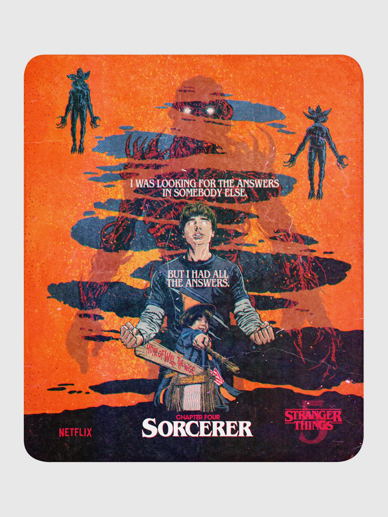 Stranger Things Season 5 x Butcher Billy Sorcerer Sherpa Blanket - Image 6