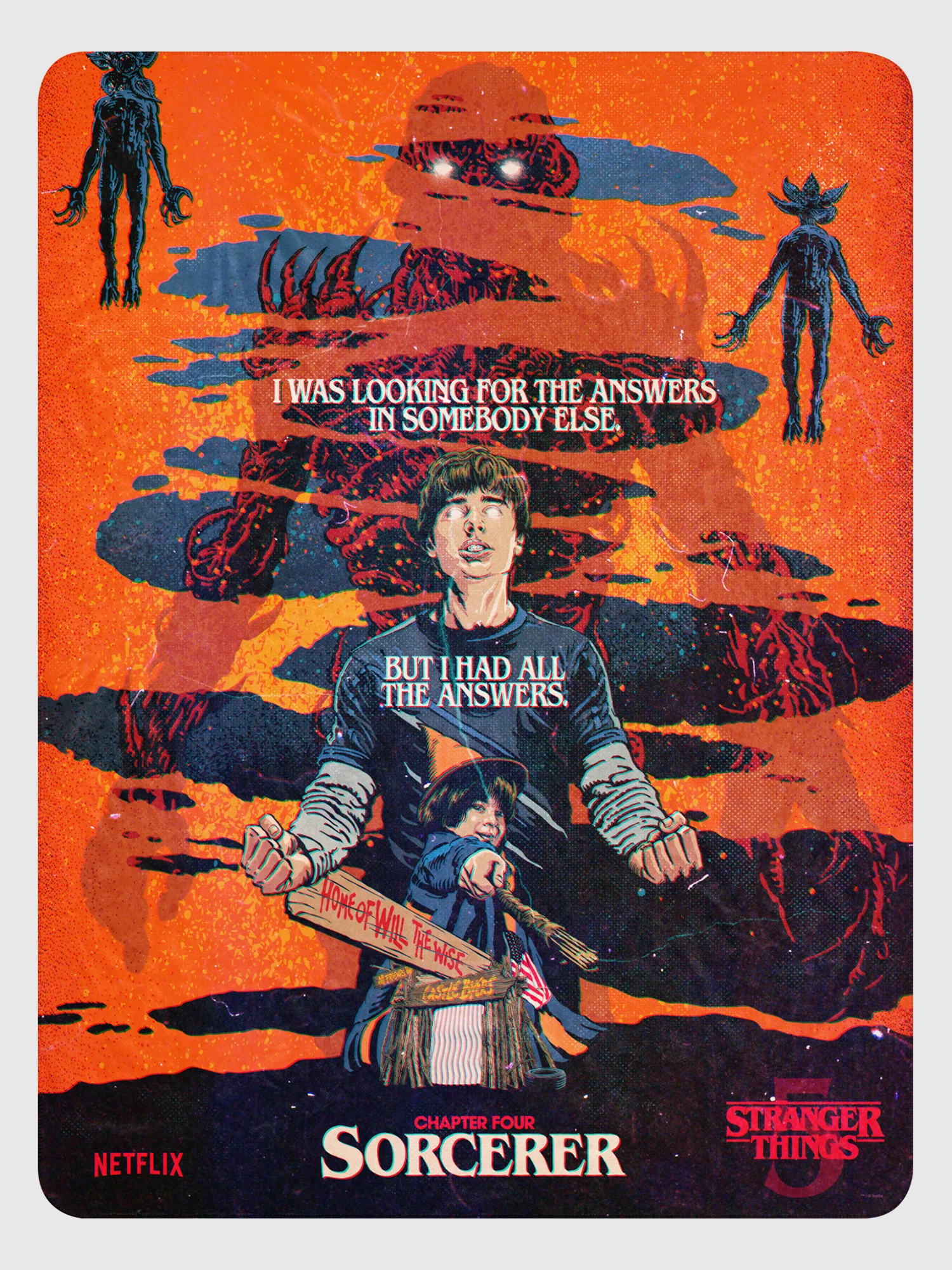 Stranger Things Season 5 x Butcher Billy Sorcerer Sherpa Blanket - Image 8