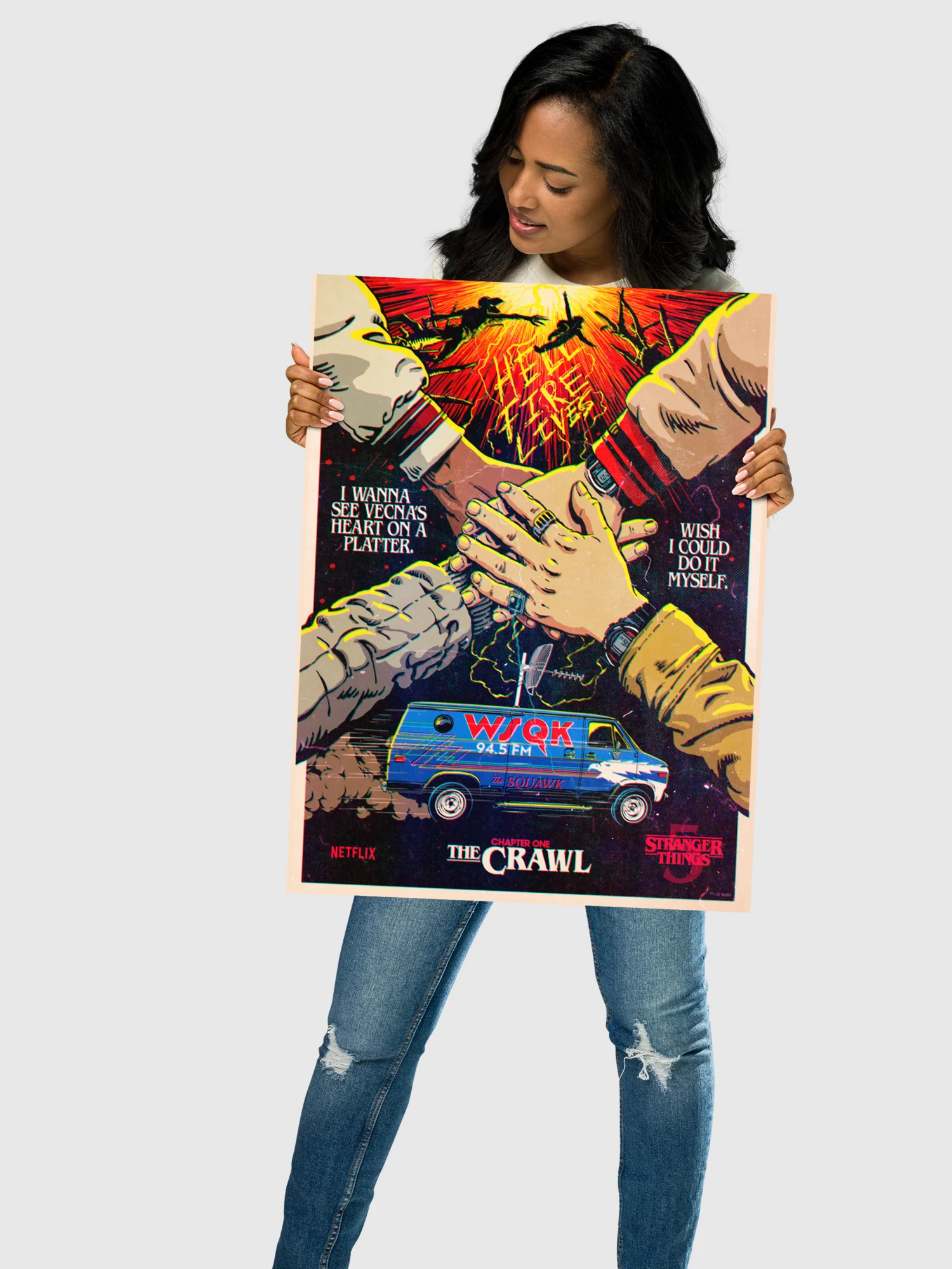 Stranger Things Season 5 x Butcher Billy The Crawl Premium Poster - Image 2