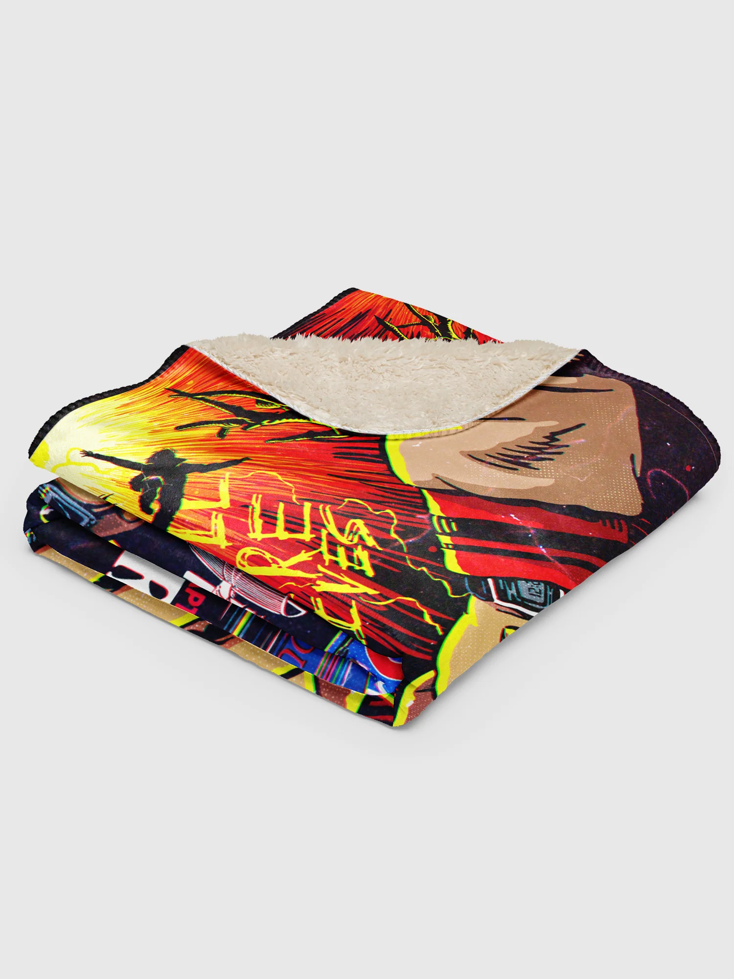 Stranger Things Season 5 x Butcher Billy The Crawl Premium Sherpa Blanket - Image 4